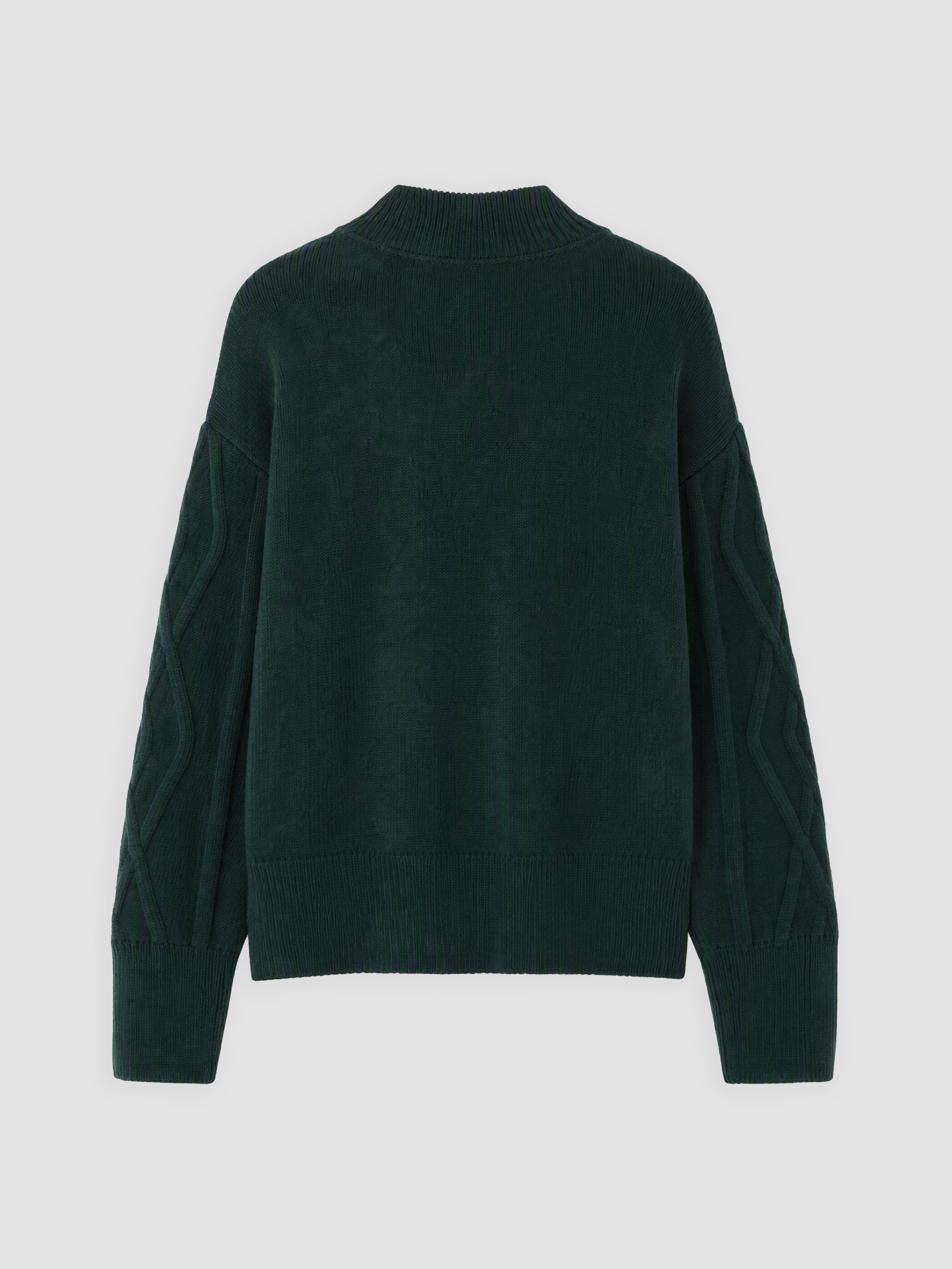 LCW EVERYDAY Baklava Desenli Oversize Kadın Triko Kazak görsel 2