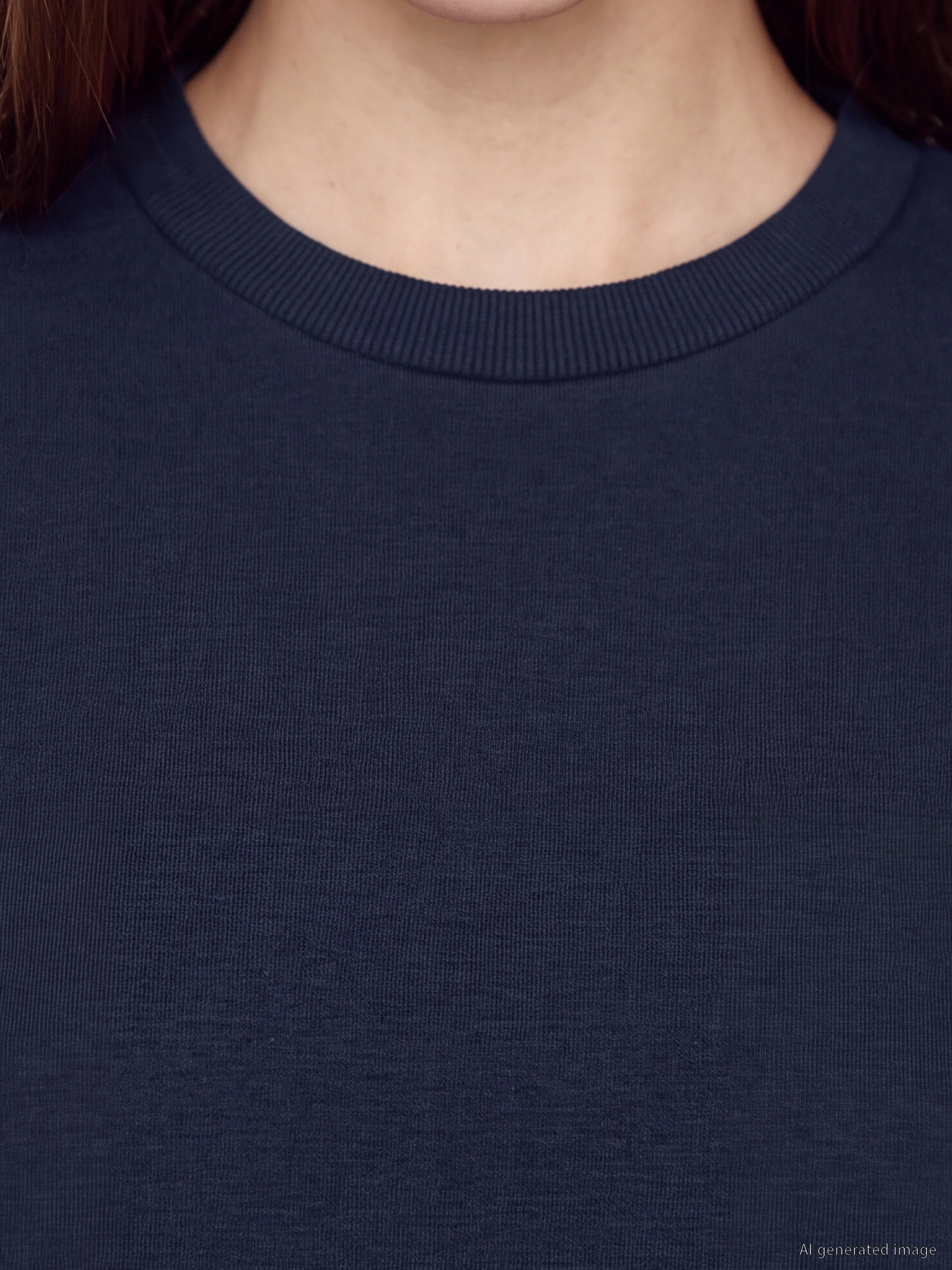 LCW EVERYDAY Şerit Detaylı Soft Touch Oversize Kadın Tişört görsel 3