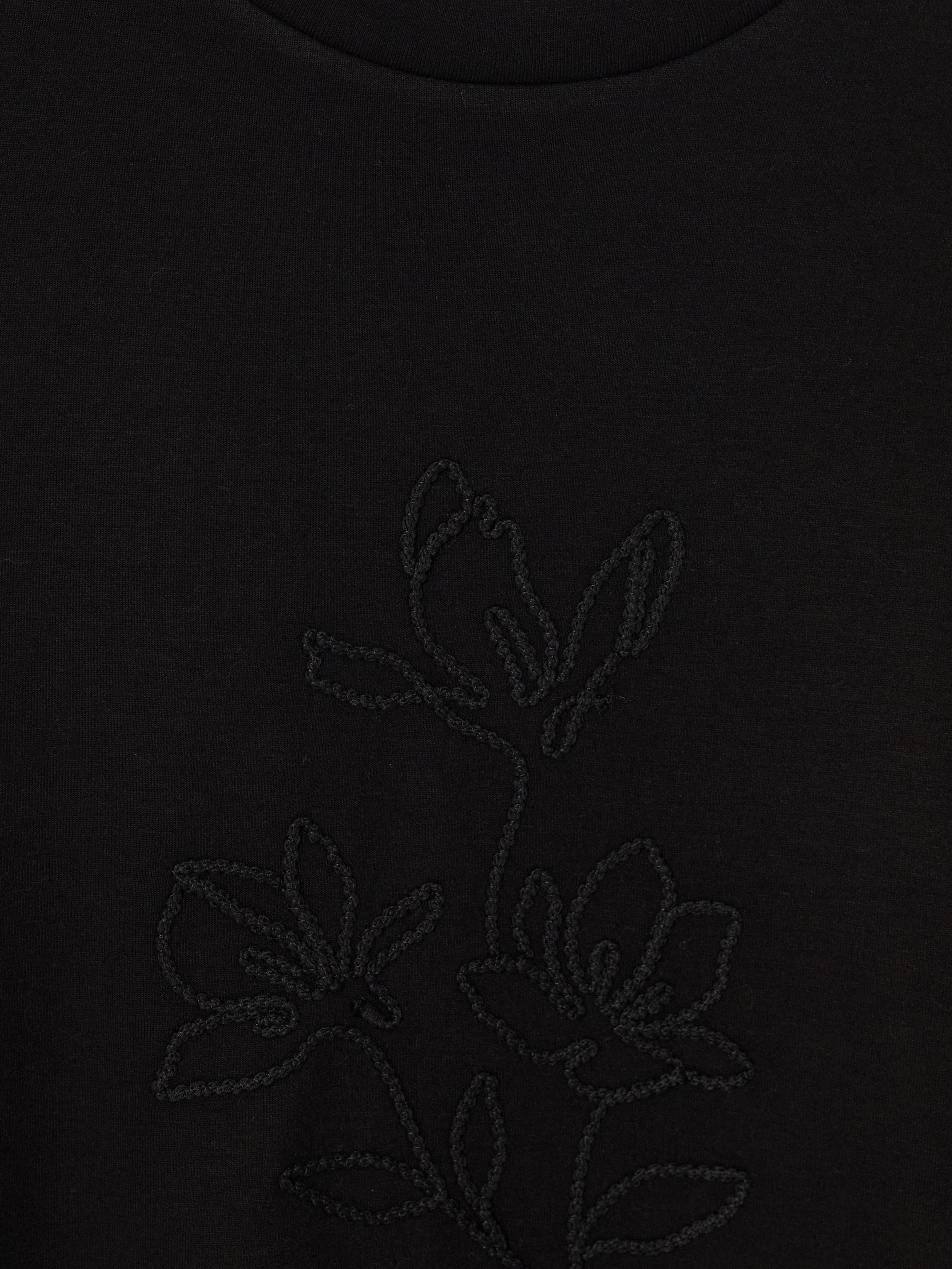 LCW Modest Nakışlı Soft Touch Kadın Sweatshirt Tunik görsel 2