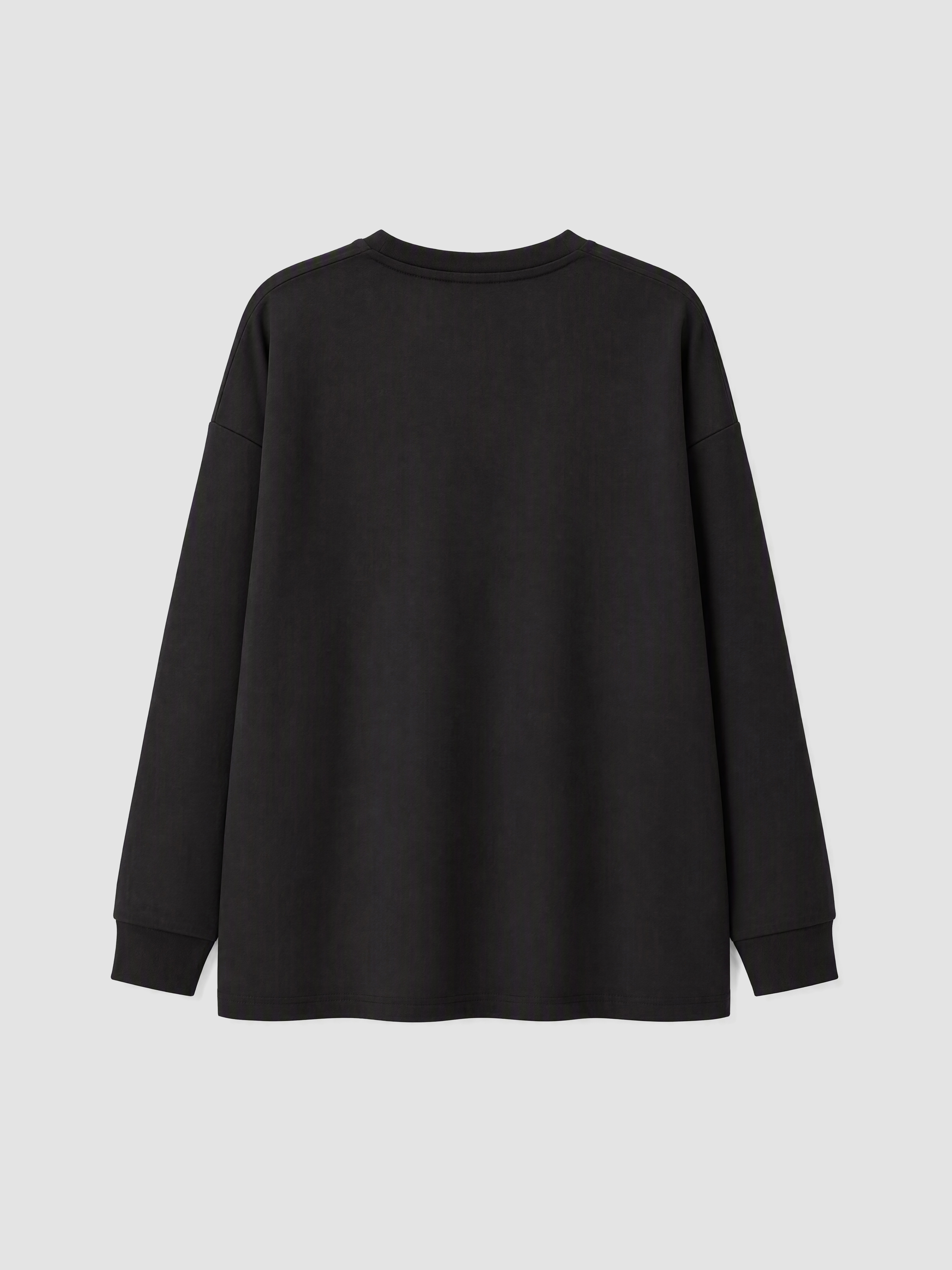 LCW Modest Nakışlı Soft Touch Kadın Sweatshirt Tunik görsel 3