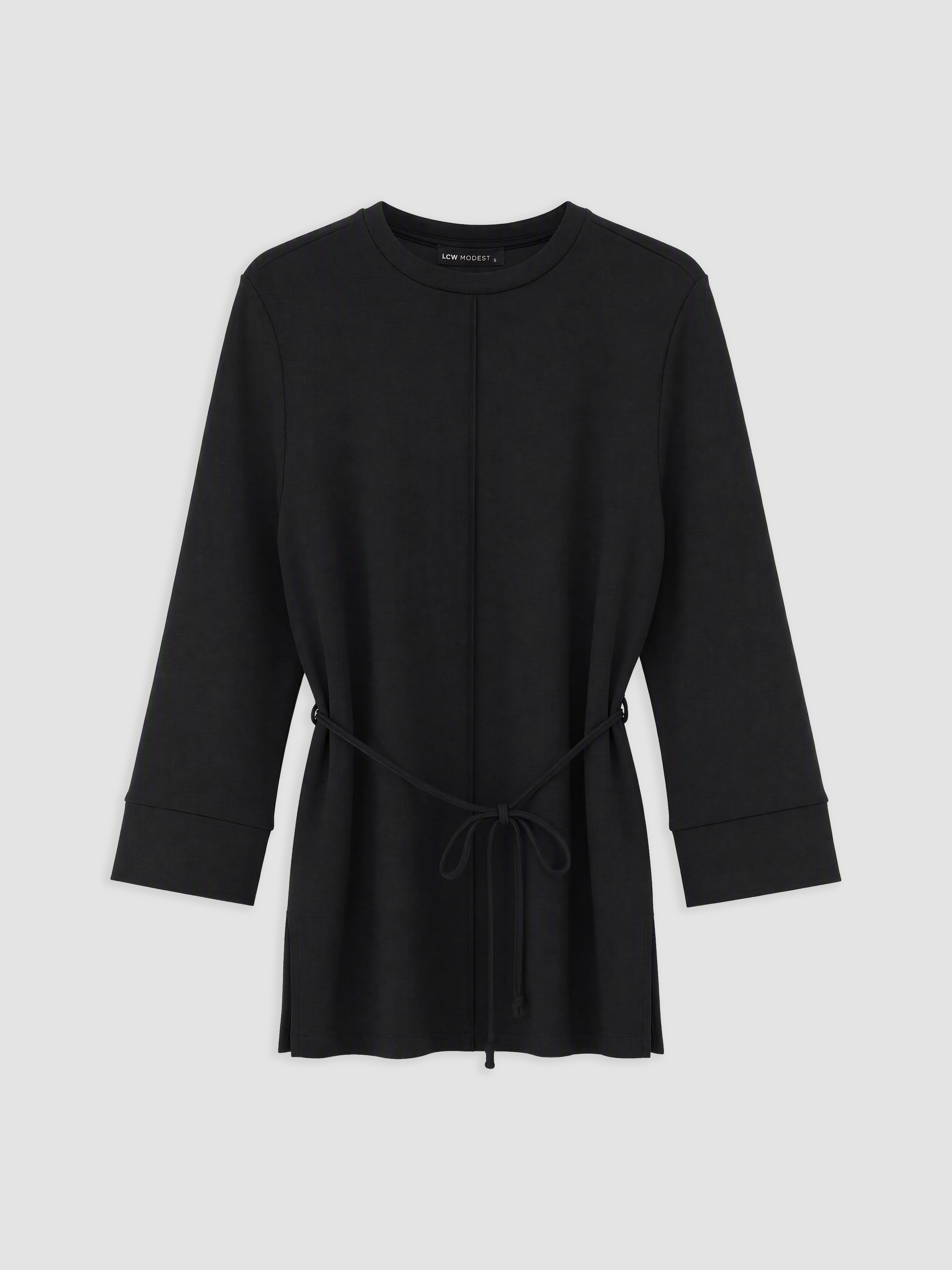 LCW Modest Soft Touch Kadın Sweatshirt Tunik görsel 5