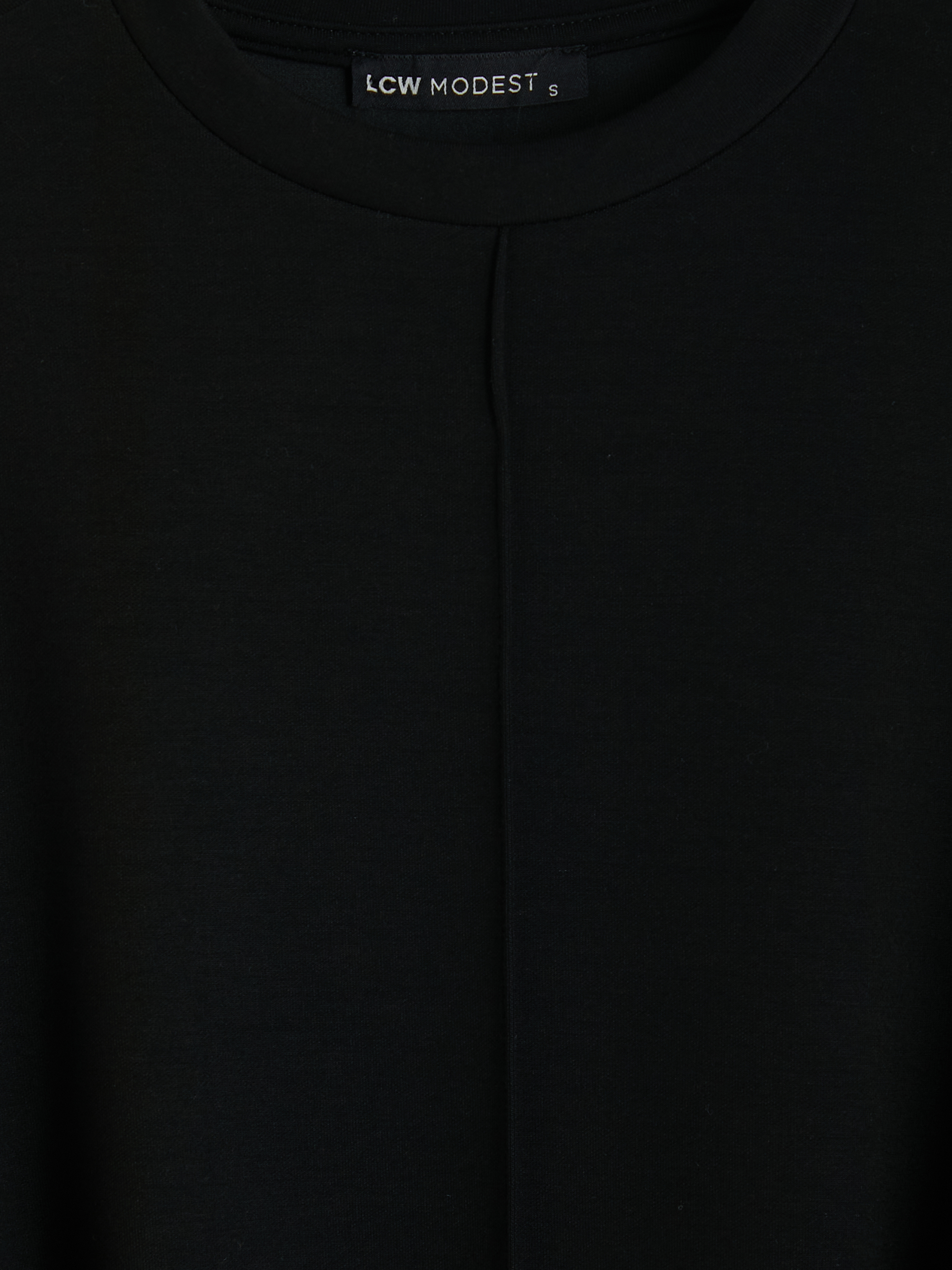 LCW Modest Soft Touch Kadın Sweatshirt Tunik görsel 7
