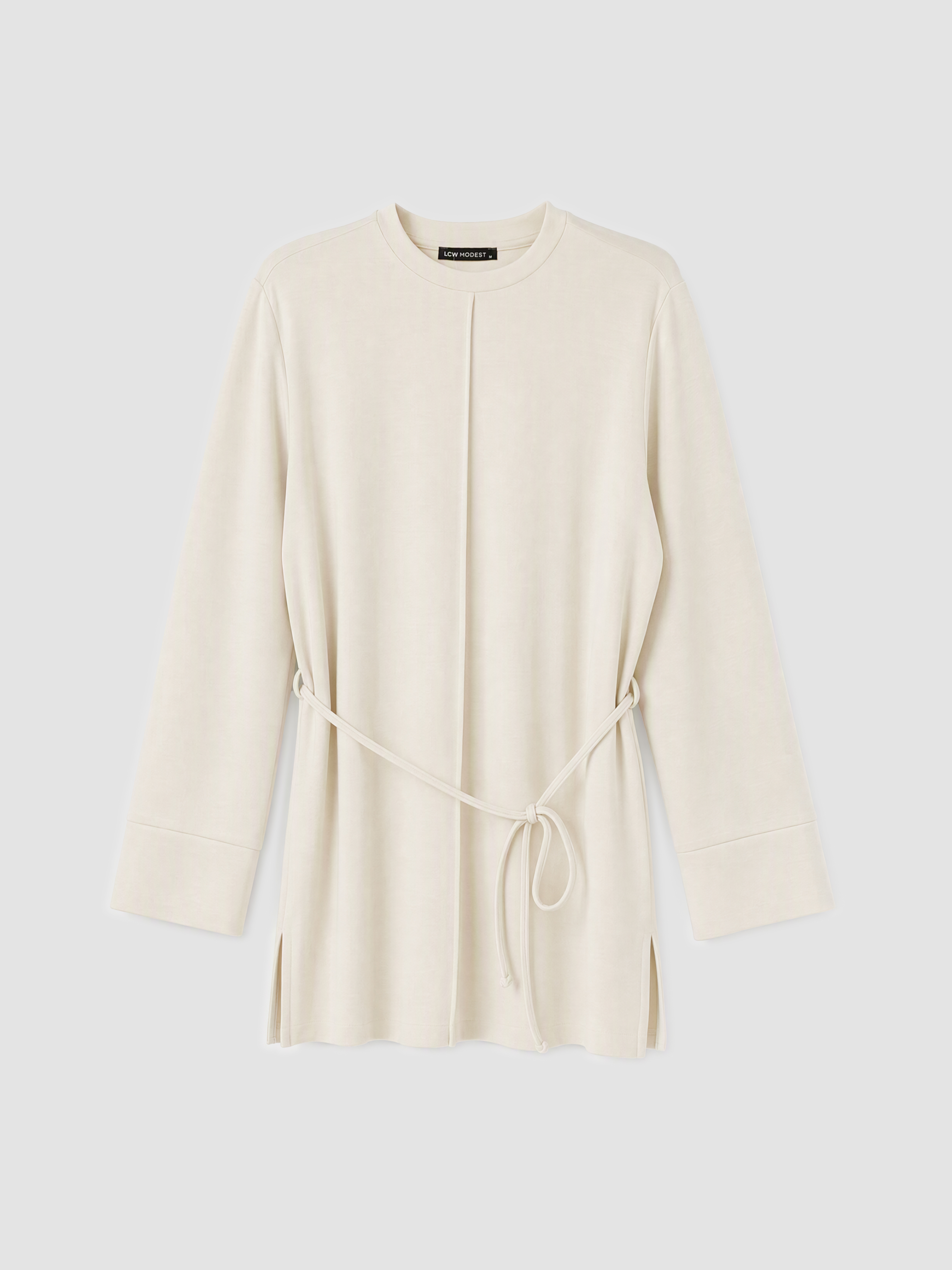 LCW Modest Soft Touch Kadın Sweatshirt Tunik görsel 5