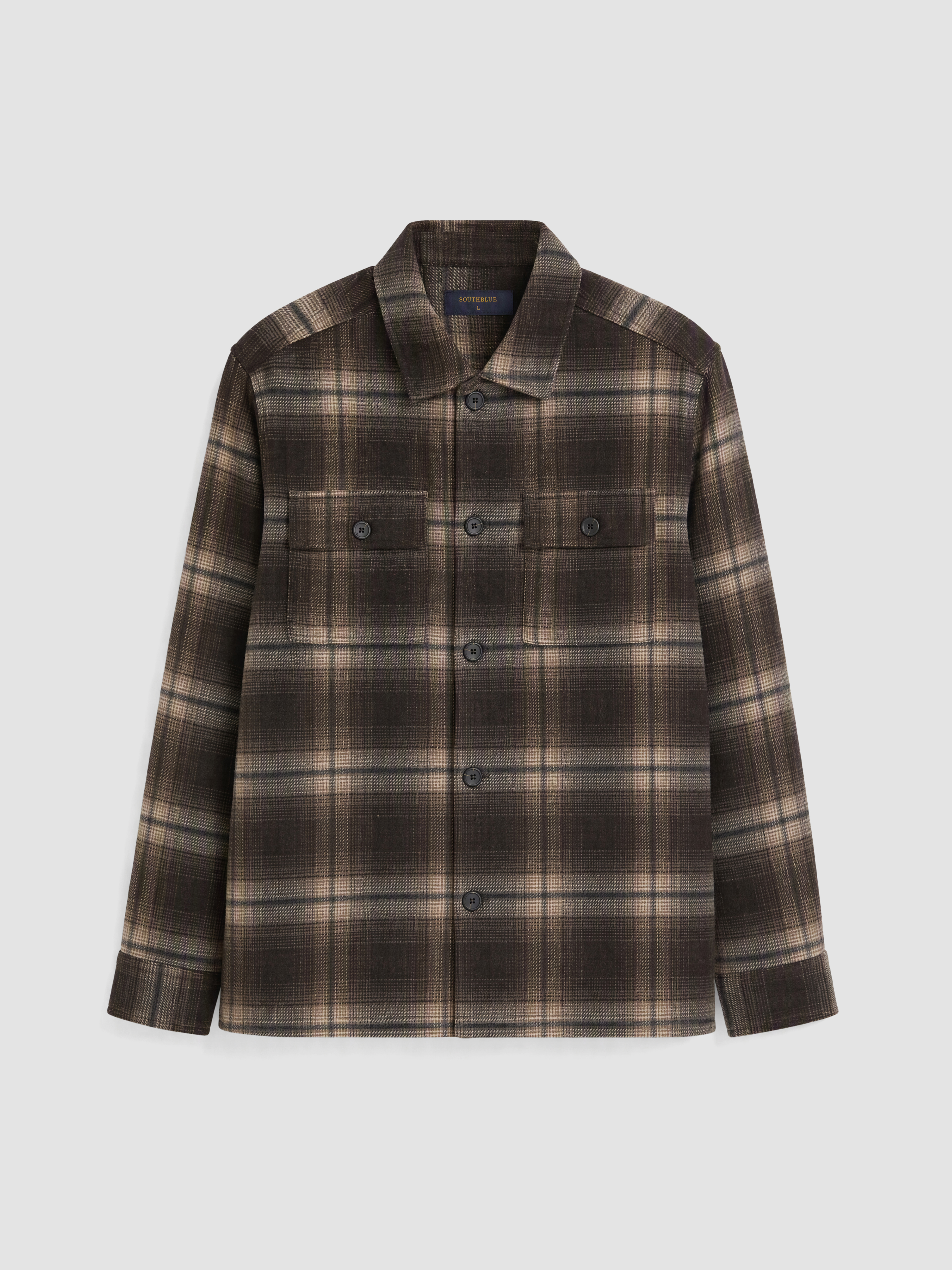 SOUTHBLUE Regular Fit Ekose Erkek Oduncu Gömlek Ceket