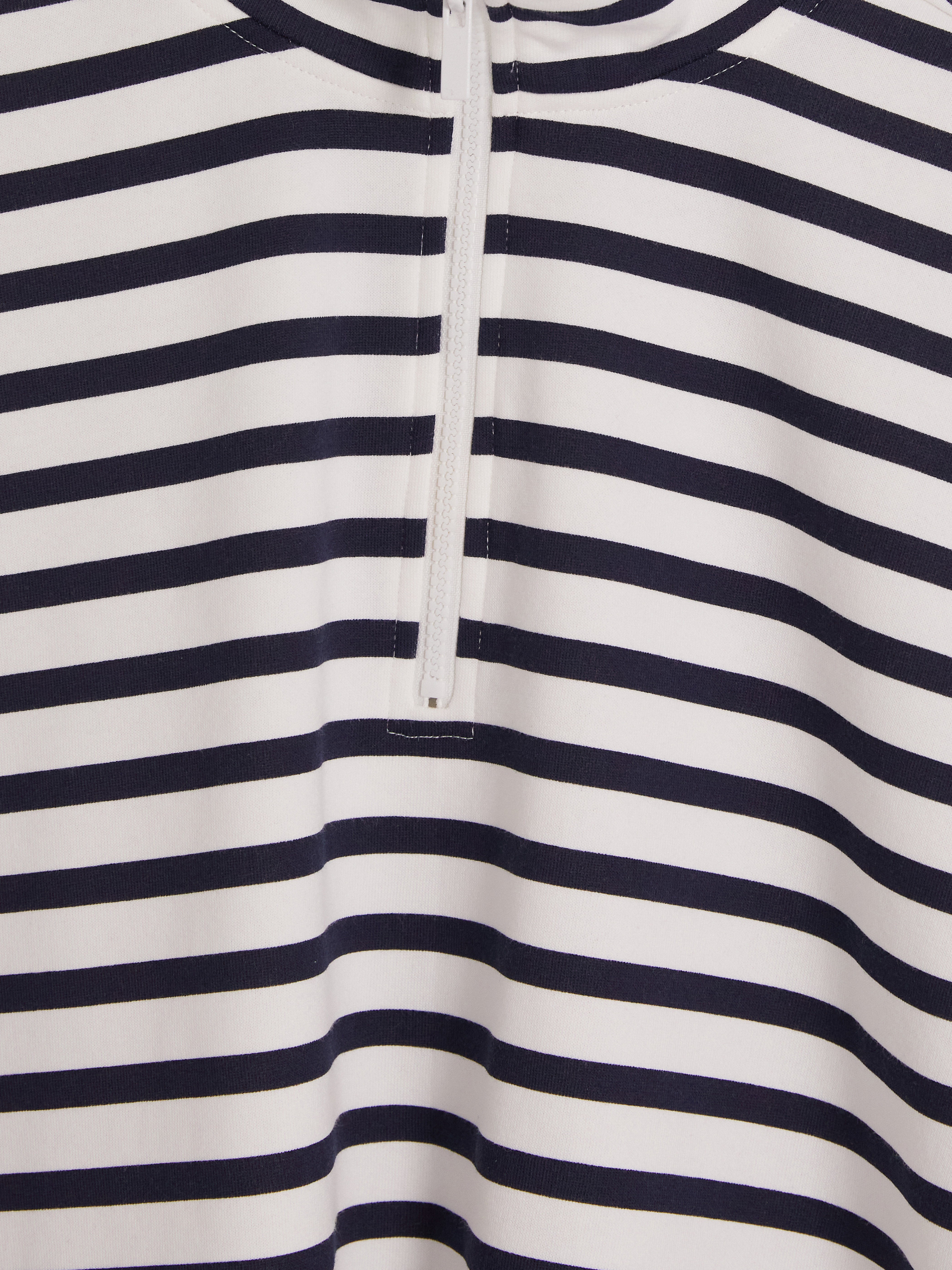 LCW Modest Çİzgili Kadın Kalın Sweatshirt Tunik görsel 2