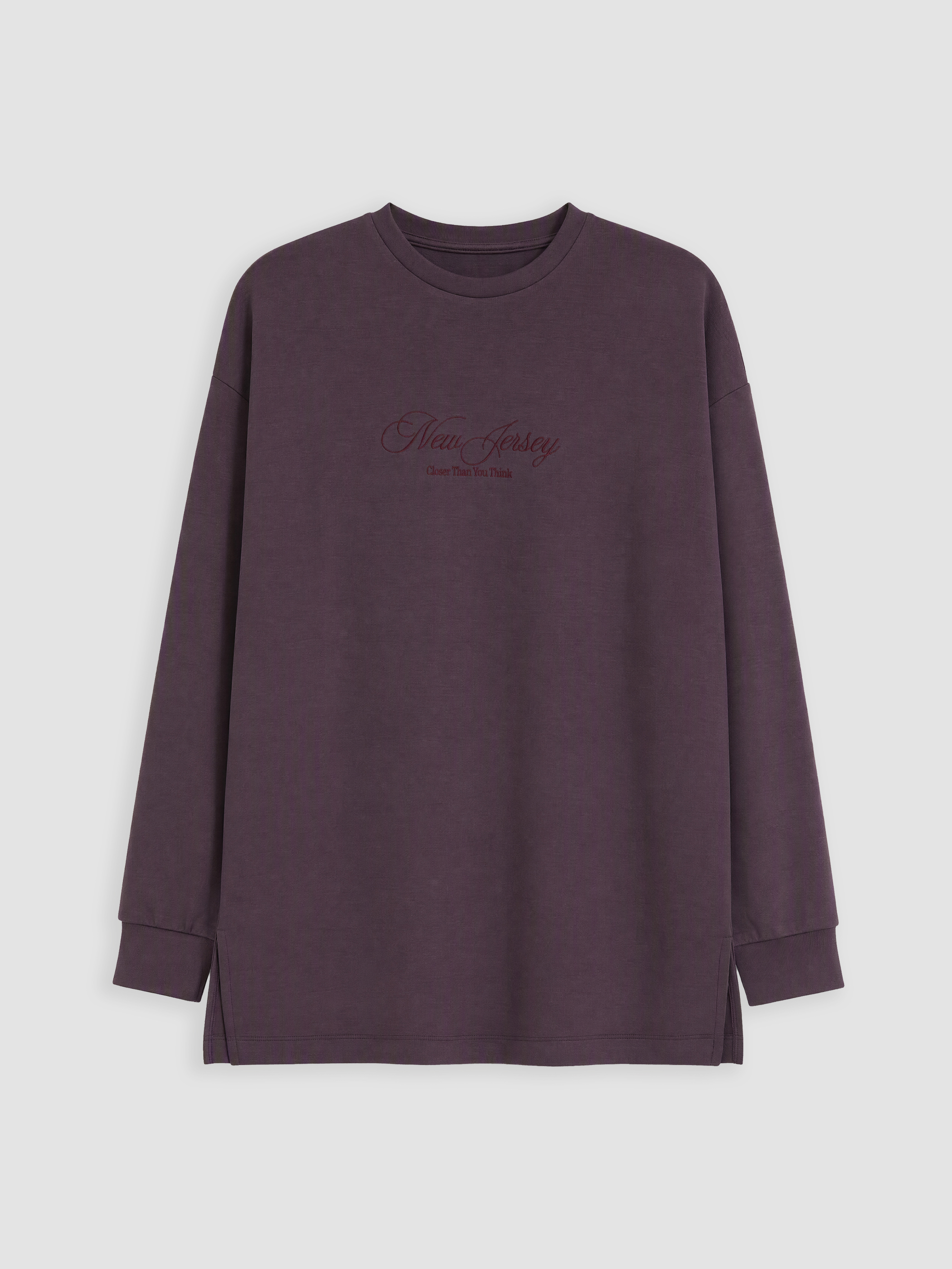 LCW Modest Nakışlı Soft Touch Kadın Sweatshirt Tunik görsel 5