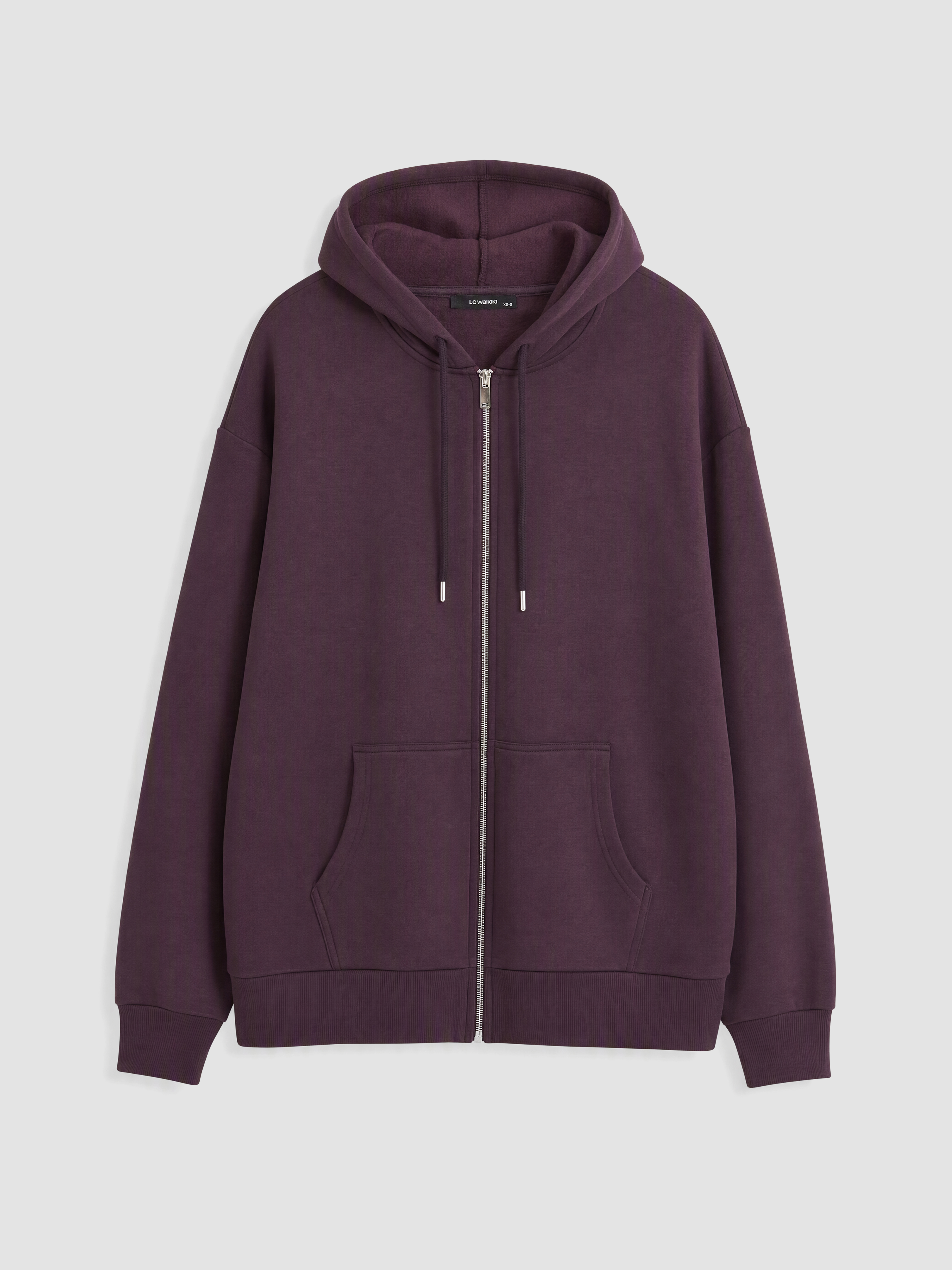 LC WAIKIKI Kapüşonlu Kadın Kalın Fermuarlı Sweatshirt görsel 5