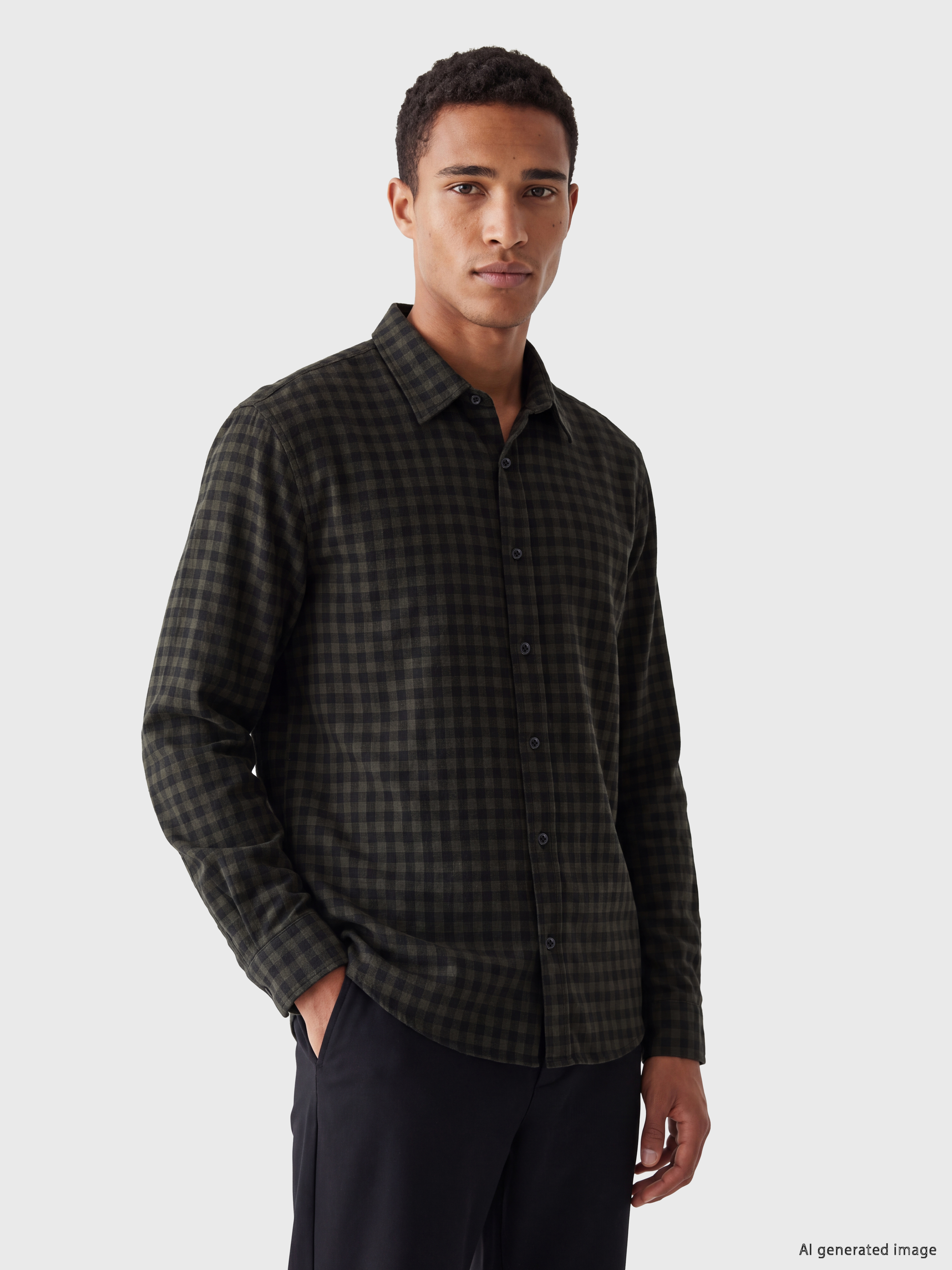LCW Vision Regular Fit Ekose Erkek Gömlek