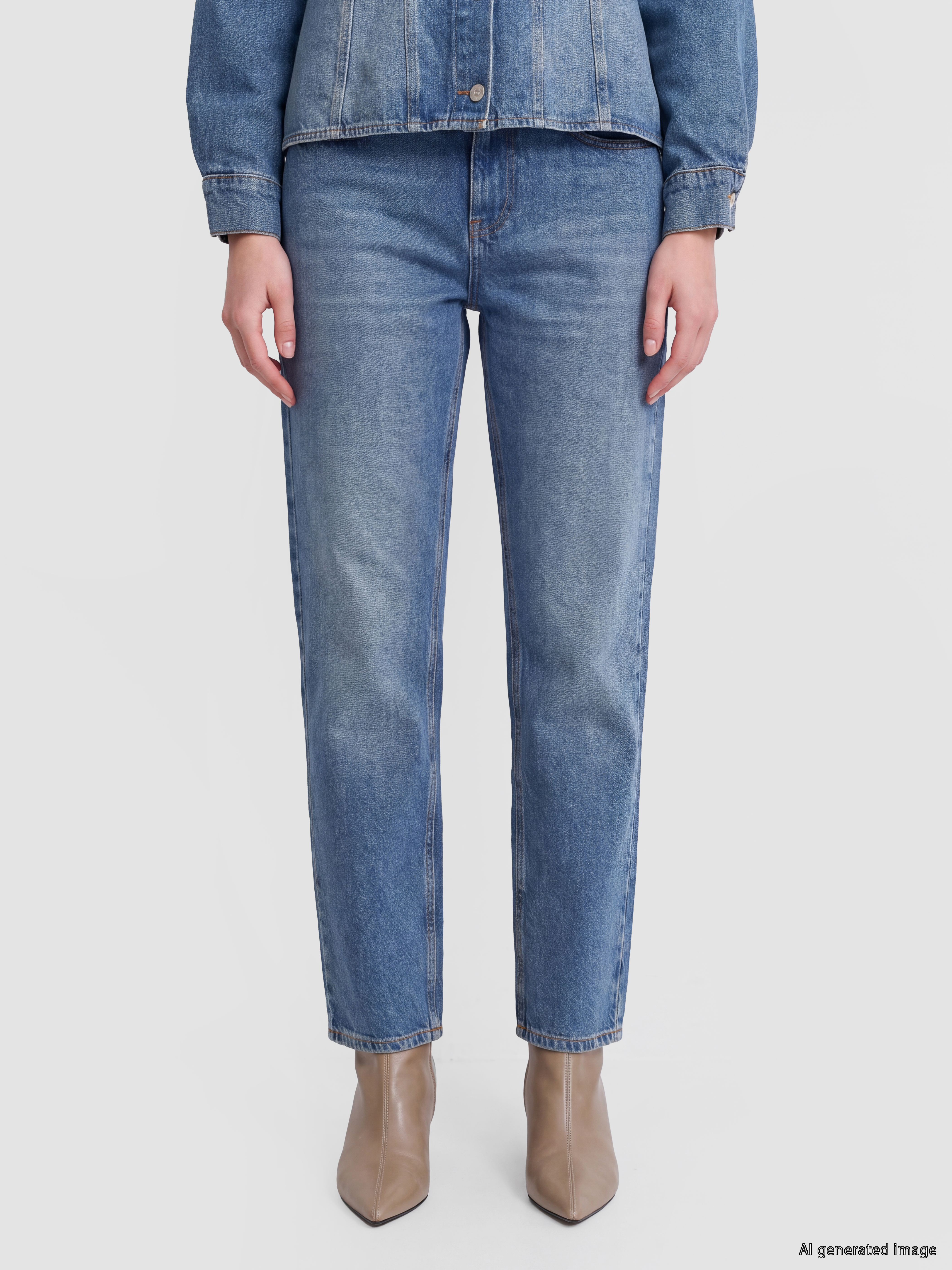 LCW Vision Straight Fit Kadın Jean Pantolon görsel 2
