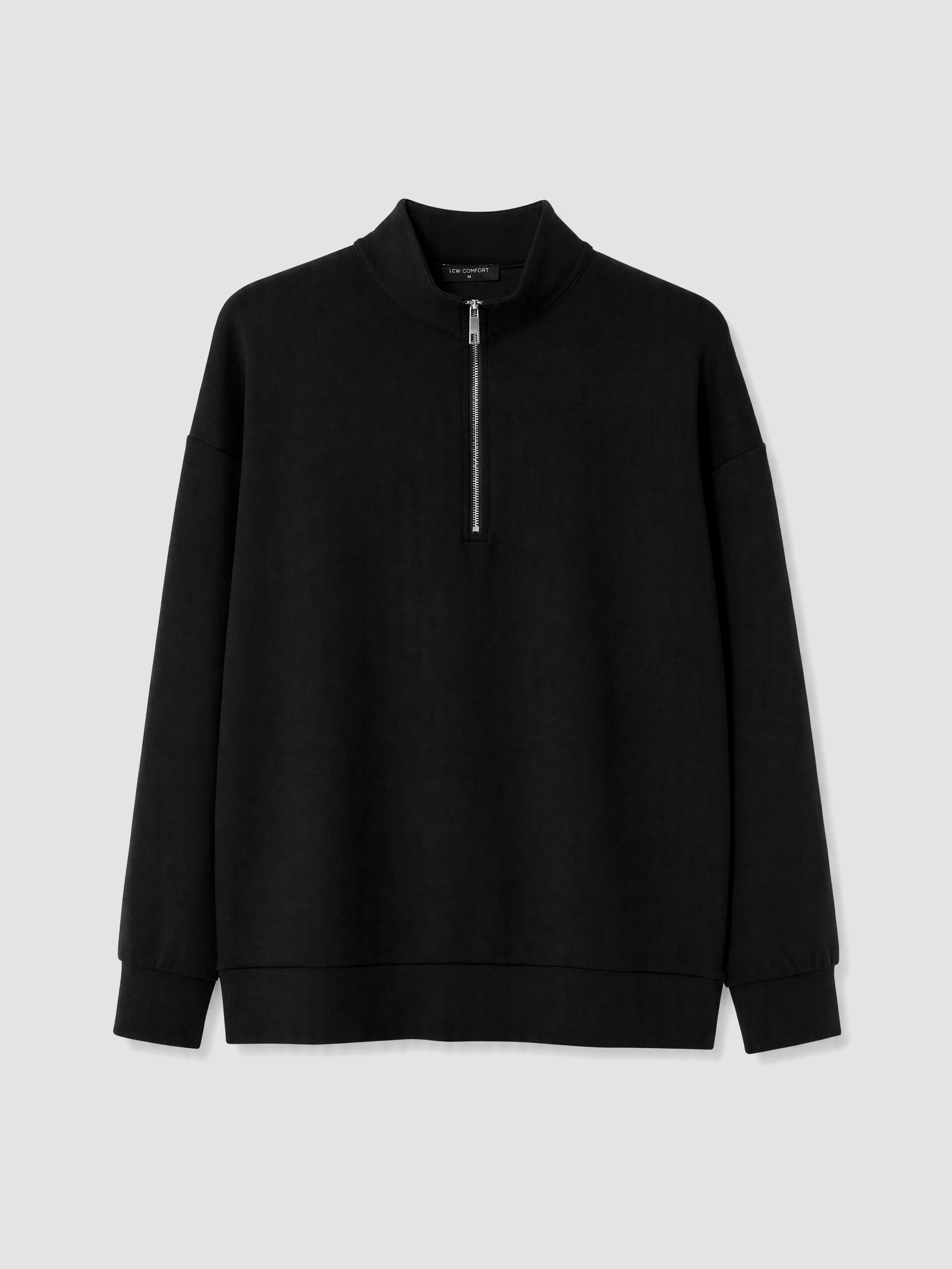 LCW Comfort Dik Yaka Soft Touch Kadın Sweatshirt görsel 5
