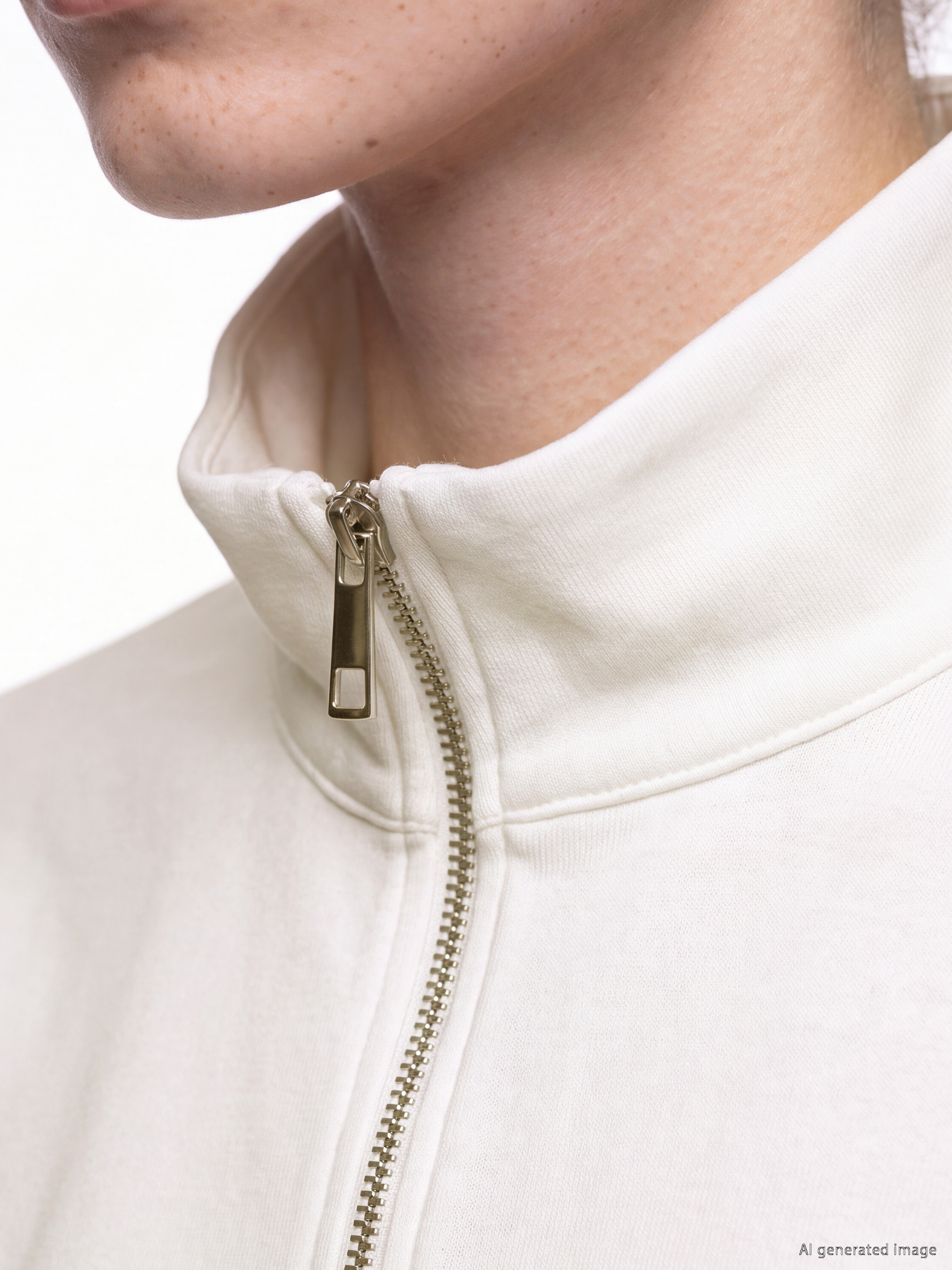 LCW Comfort Dik Yaka Soft Touch Kadın Sweatshirt görsel 3