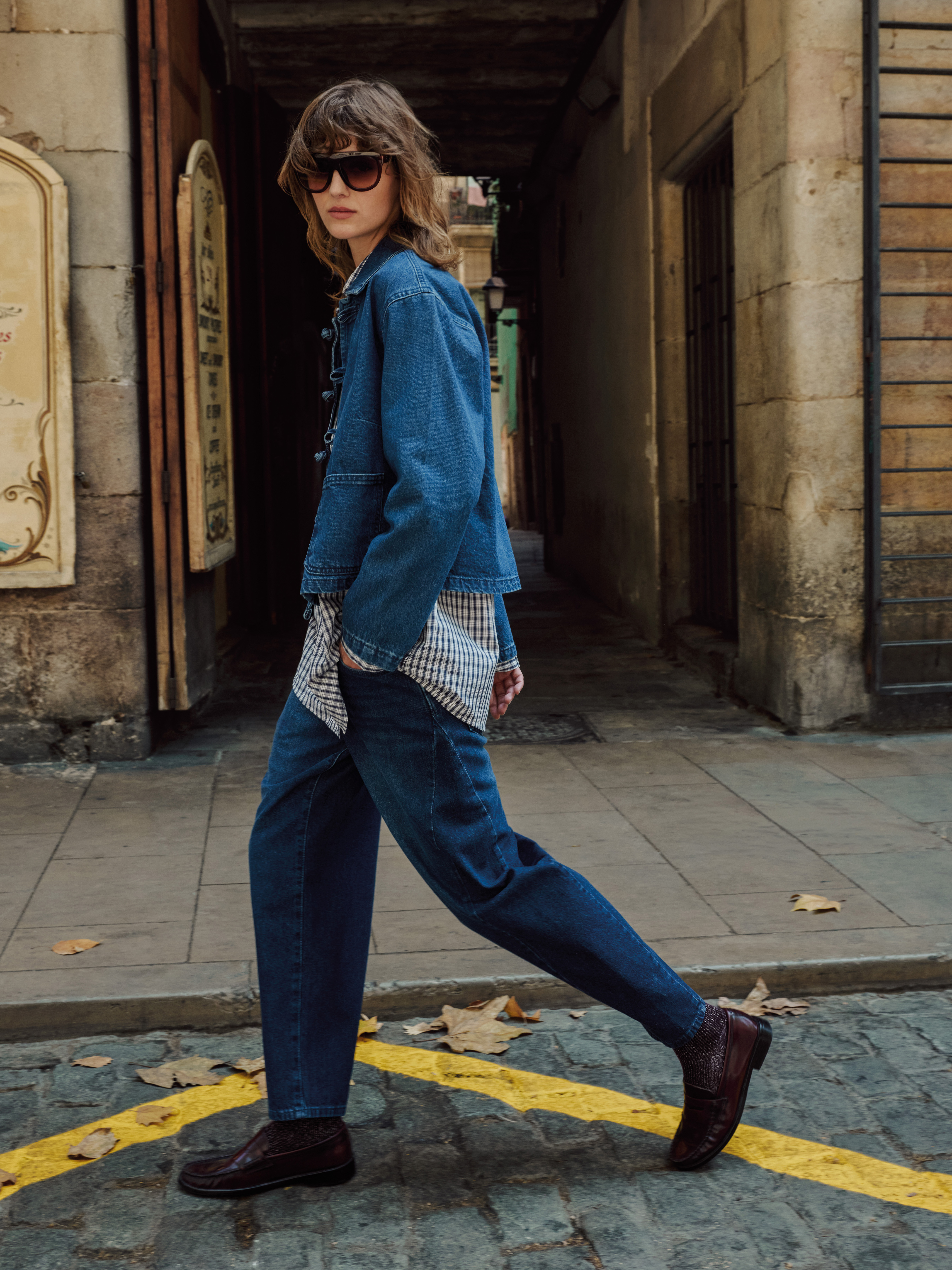 LCW Modest Baggy Fit Kadın Jean Pantolon görsel 3