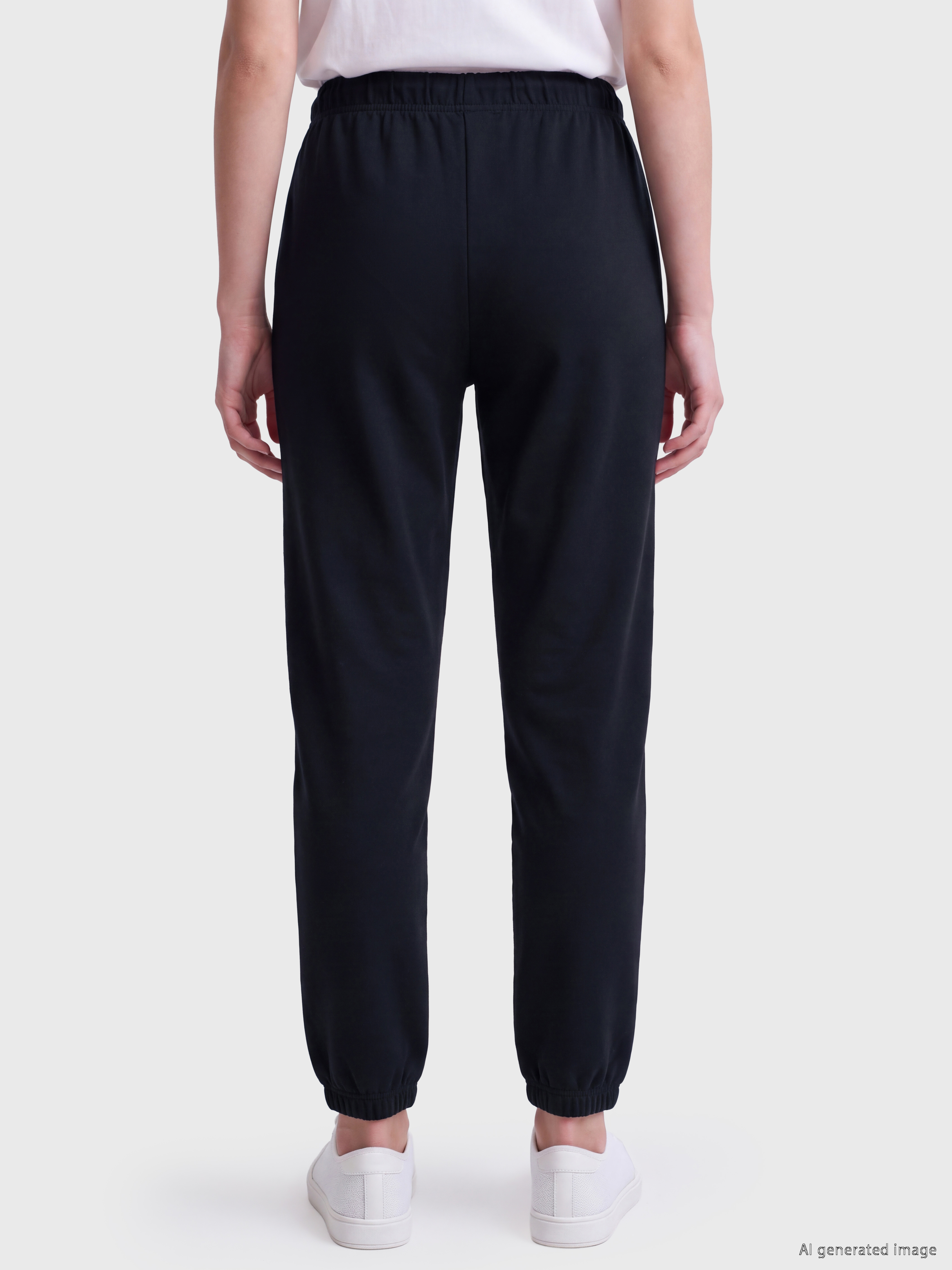 Natuvera Beli Lastikli Kadın Jogger Eşofman Altı görsel 4