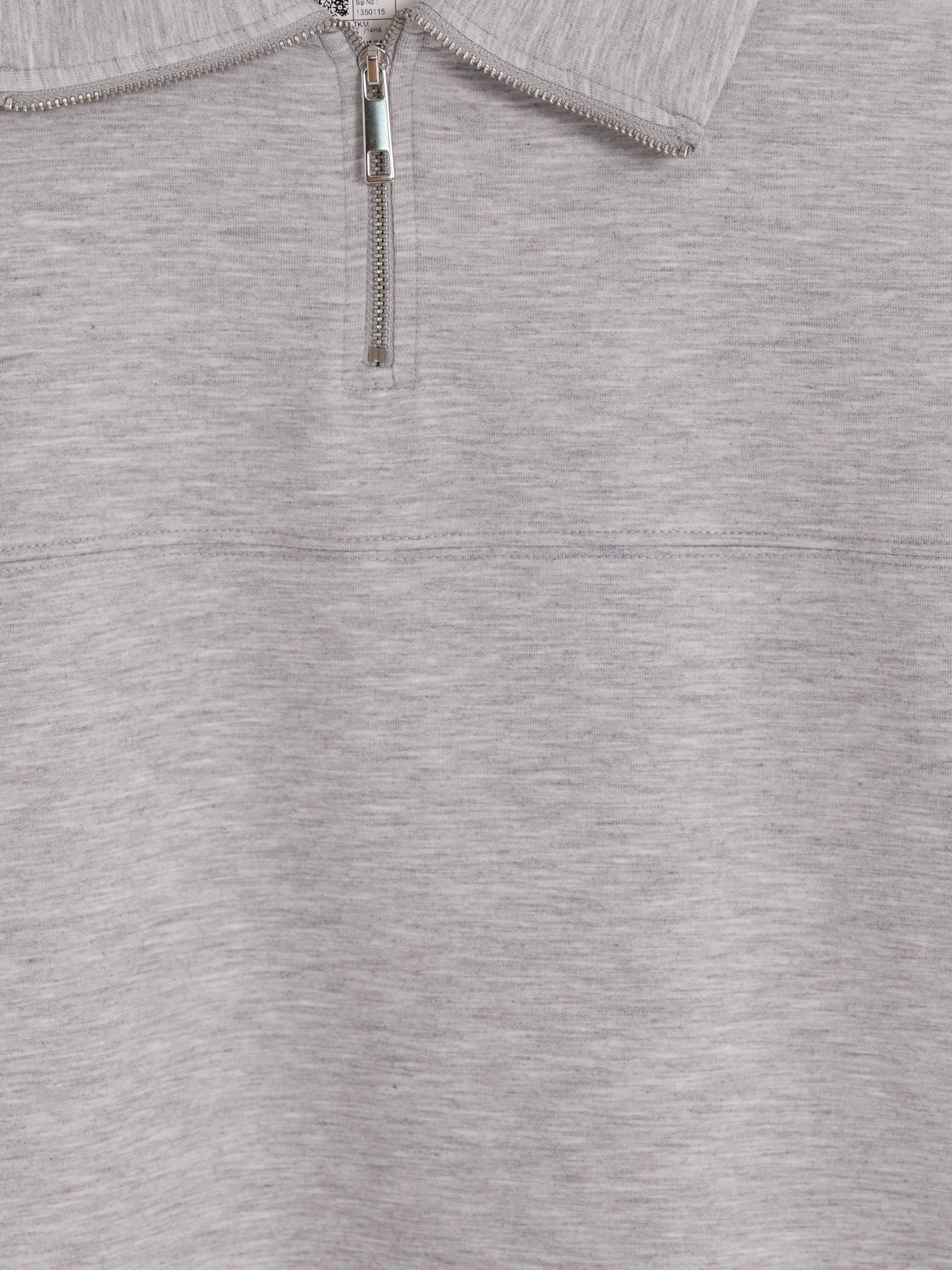 LCW Modest Dik Yaka Oversize Kadın Sweatshirt görsel 6