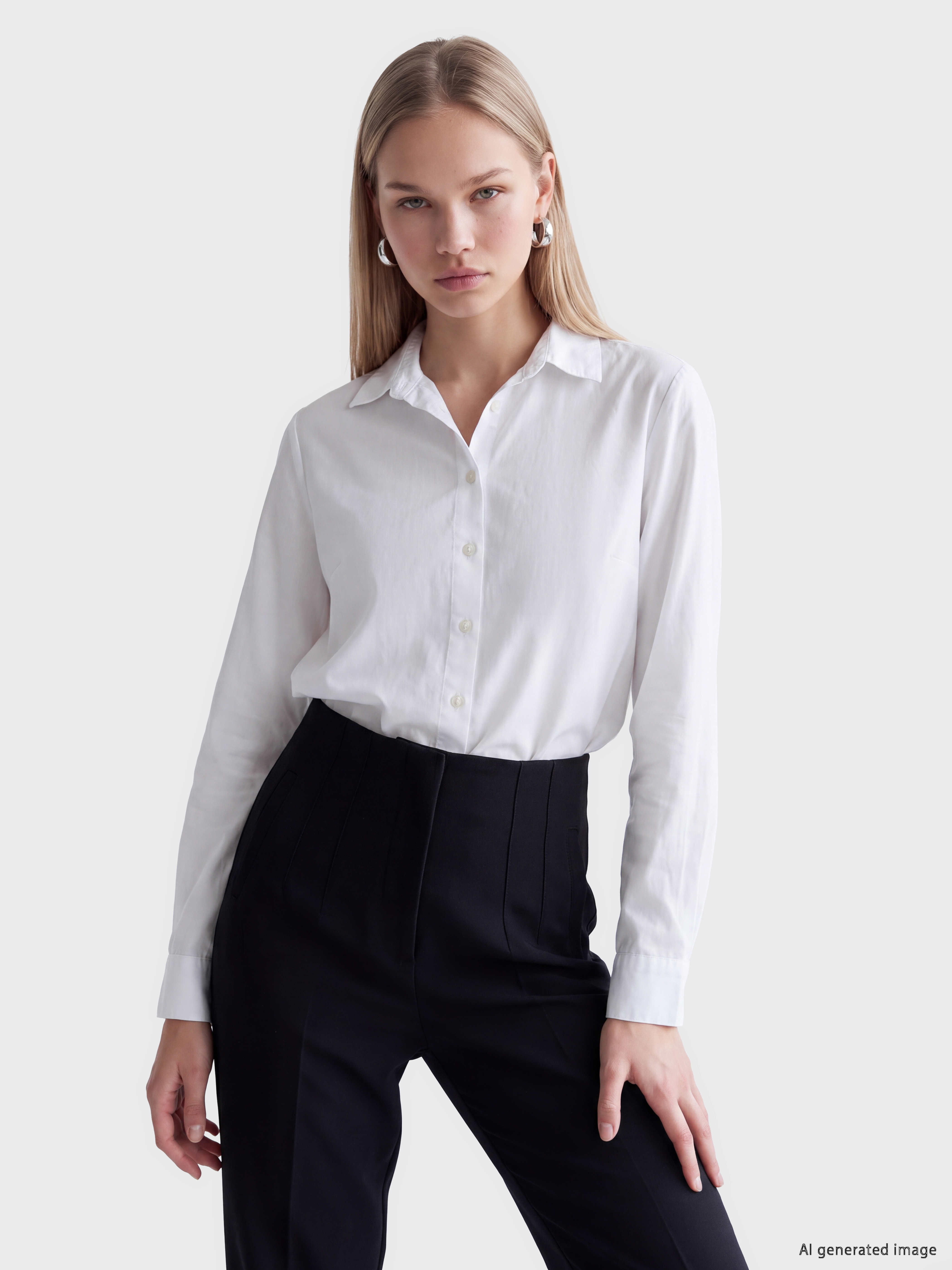 LCW Vision Oxford Kadın Gömlek
