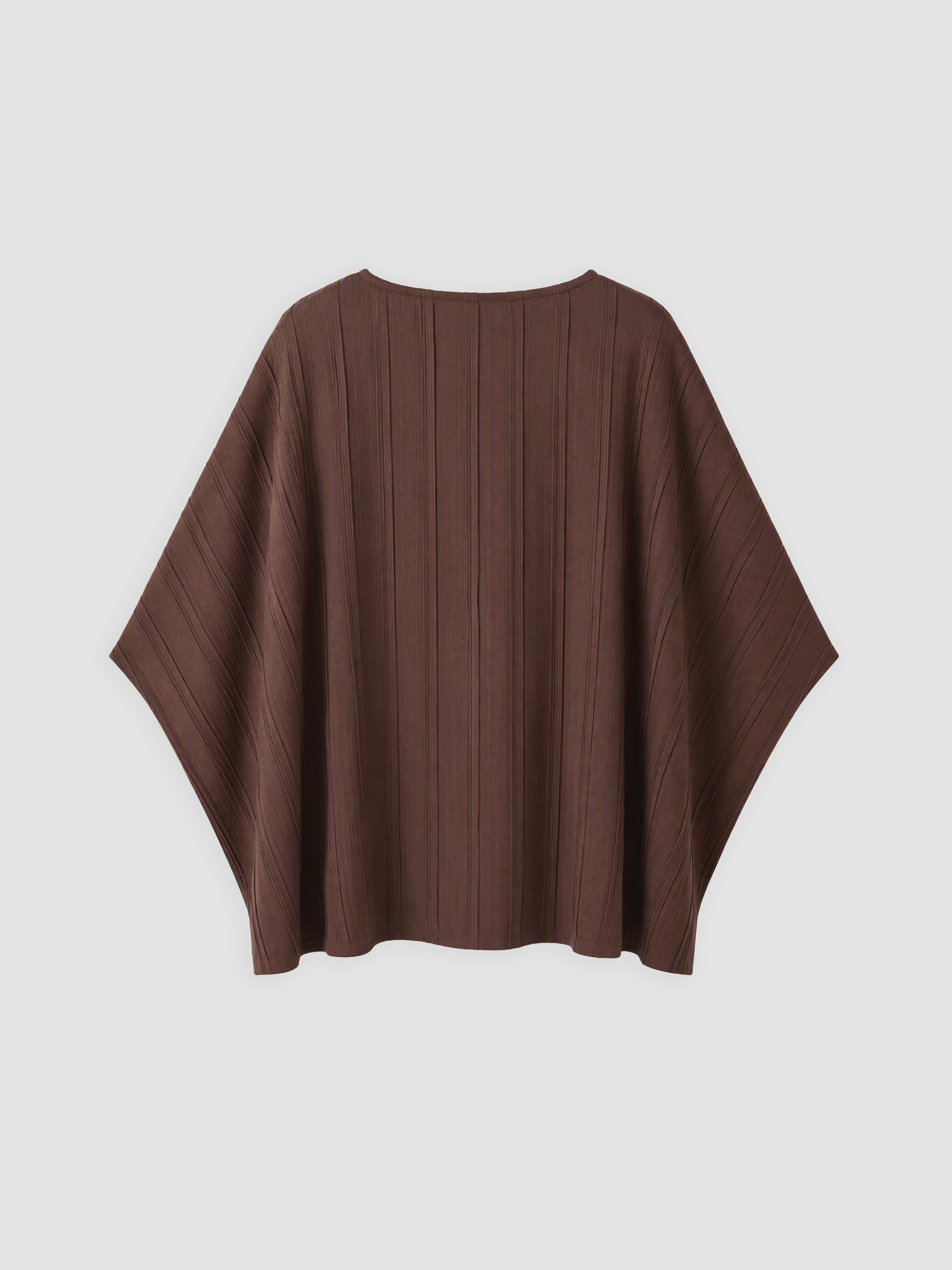 LCW EVERYDAY Bisiklet Yaka Çizgili Oversize Bluz görsel 6