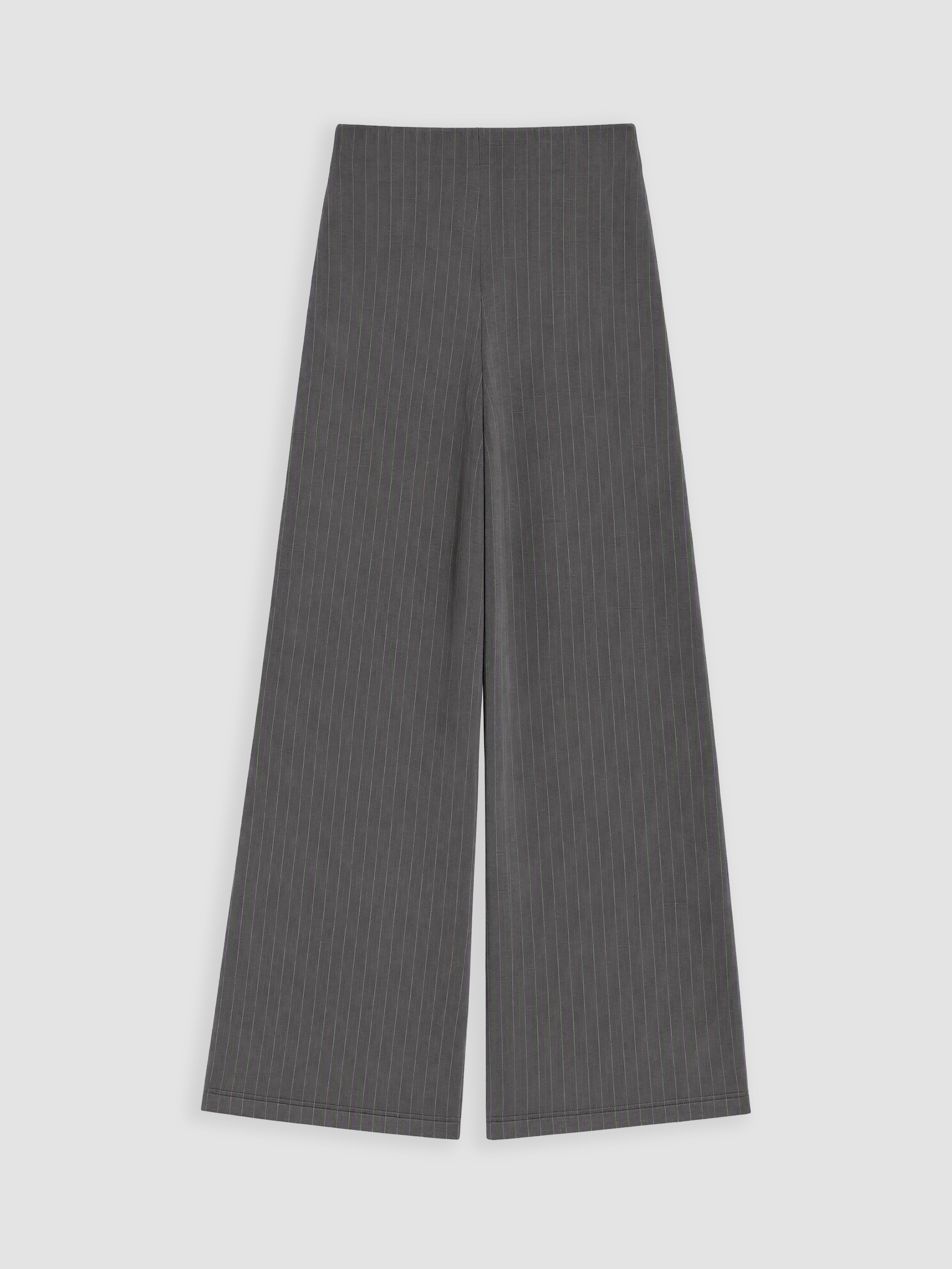 LCW EVERYDAY Beli Lastikli Çizgili Soft Touch Kadın Pantolon görsel 3