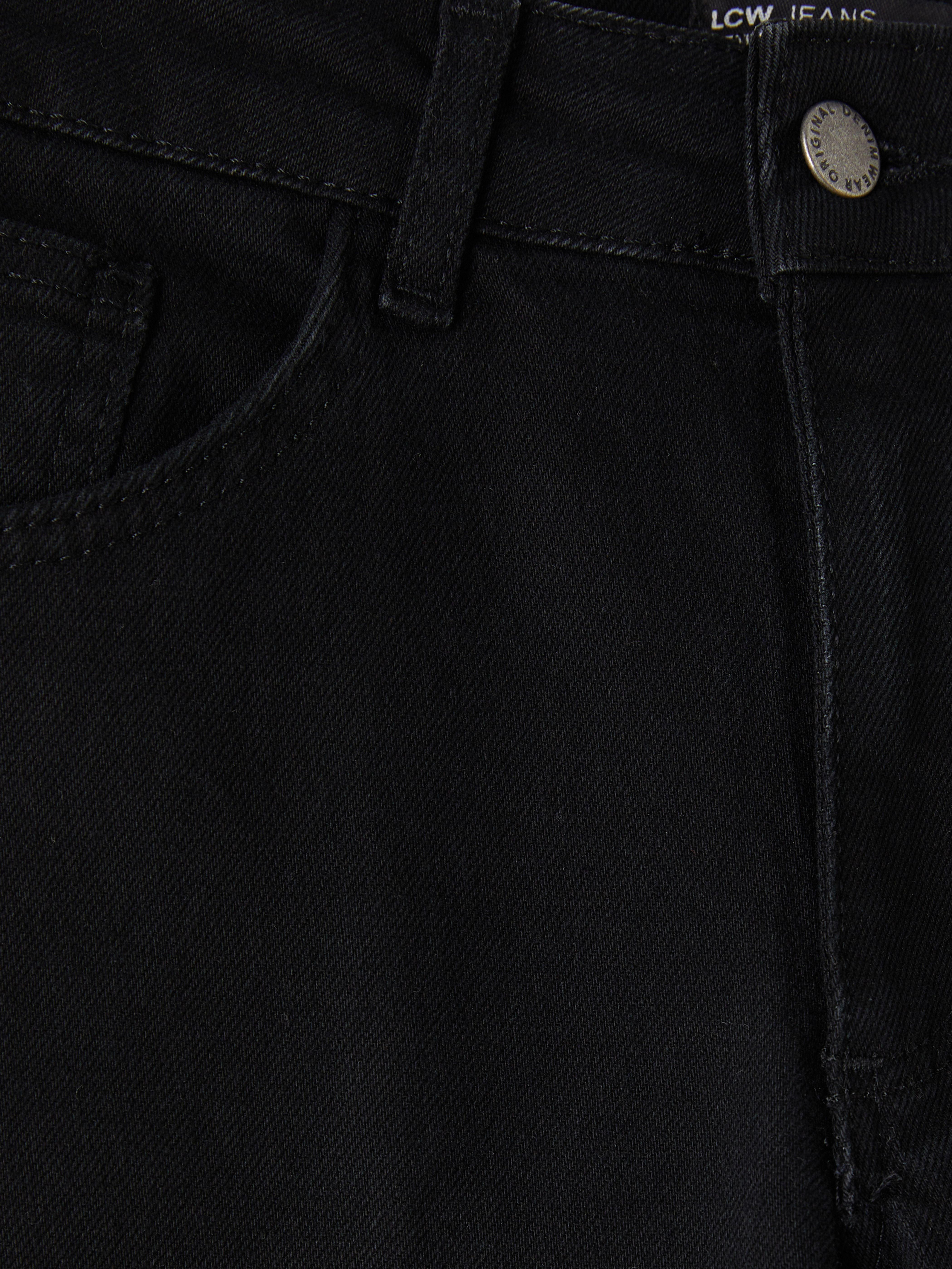 LCW Jeans Petite Wideleg Kadın Jean Pantolon görsel 7