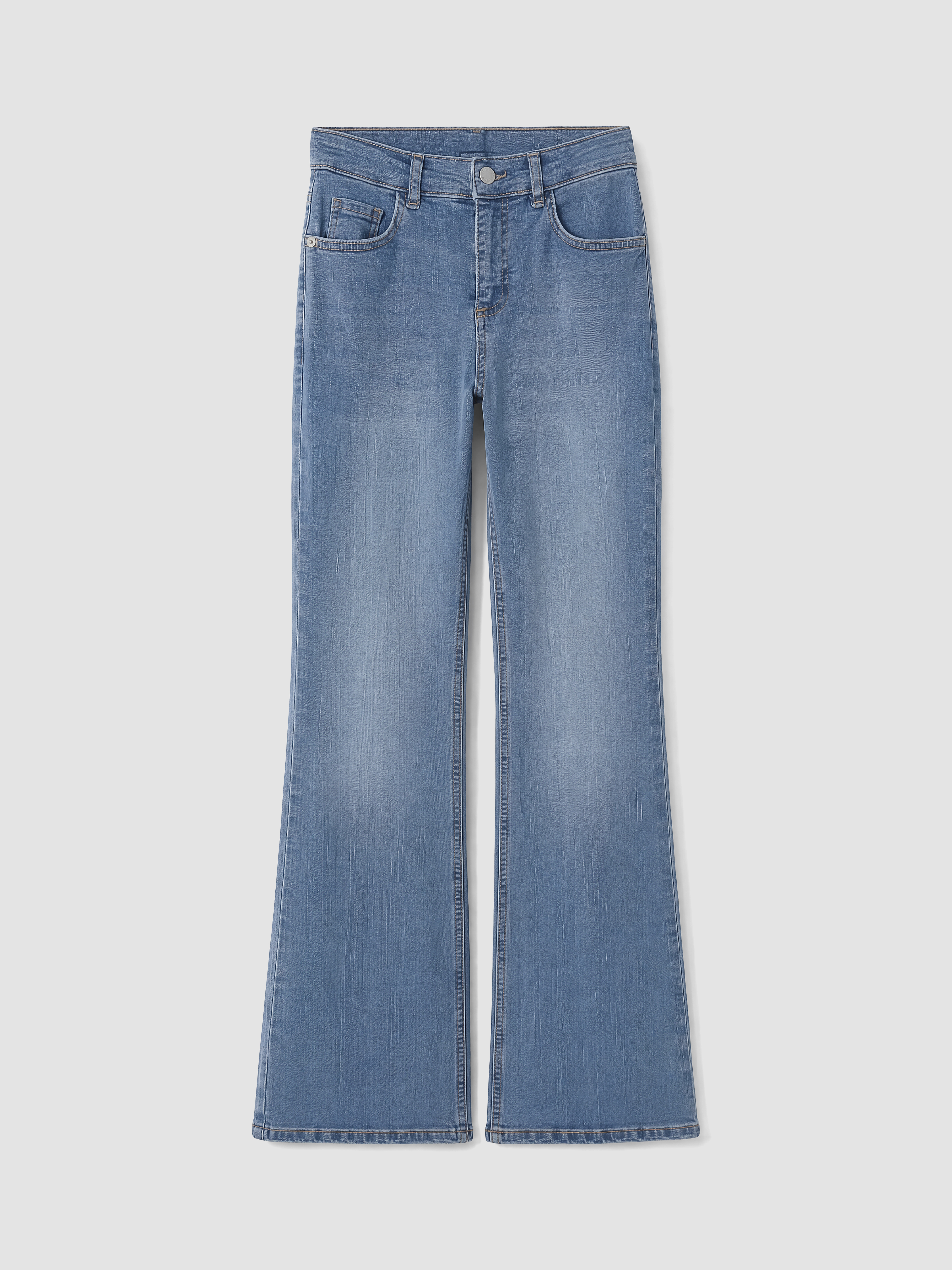 LCW Jeans Petite Flare Kadın Jean Pantolon görsel 6