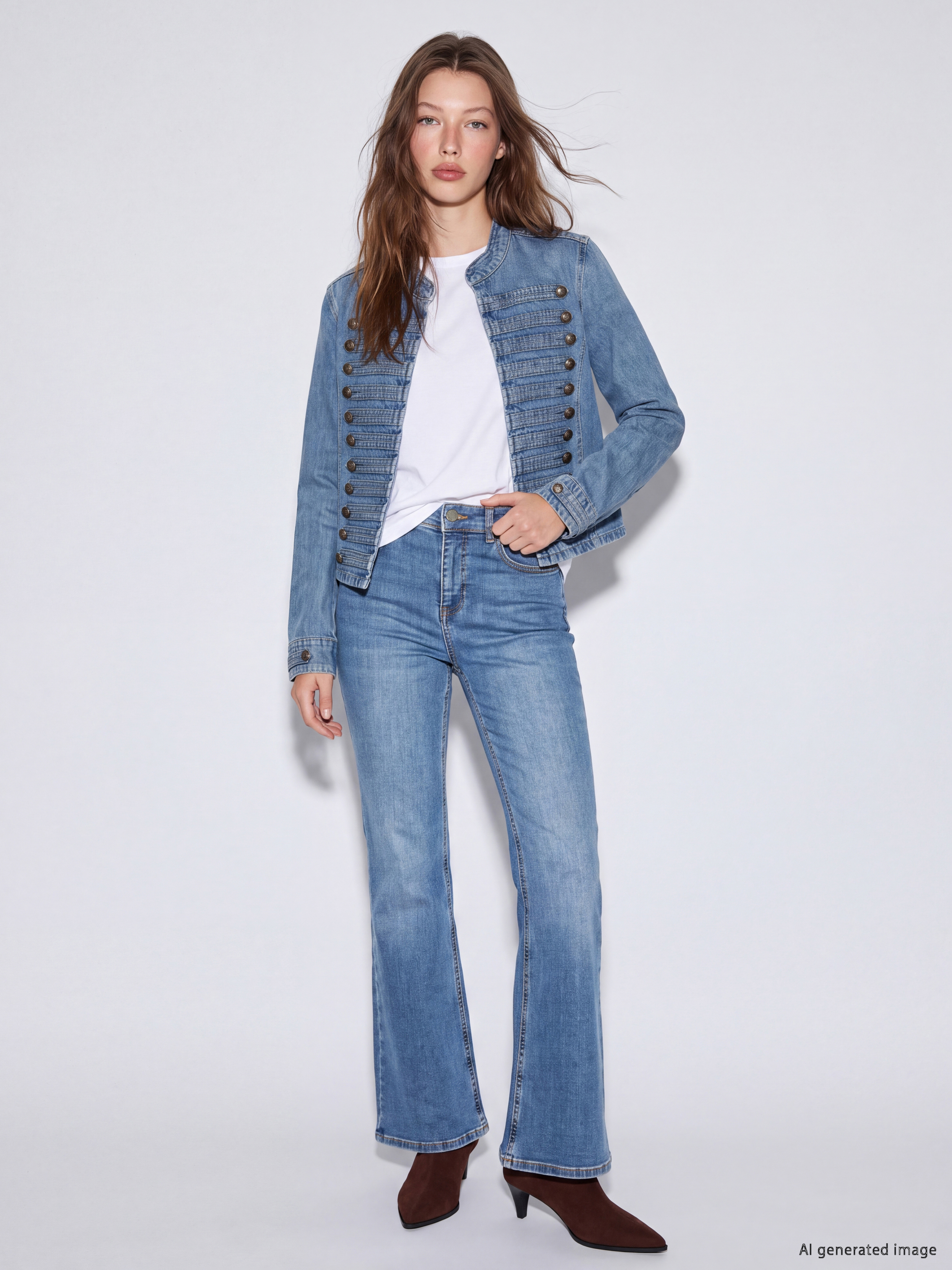LCW Jeans Petite Flare Kadın Jean Pantolon