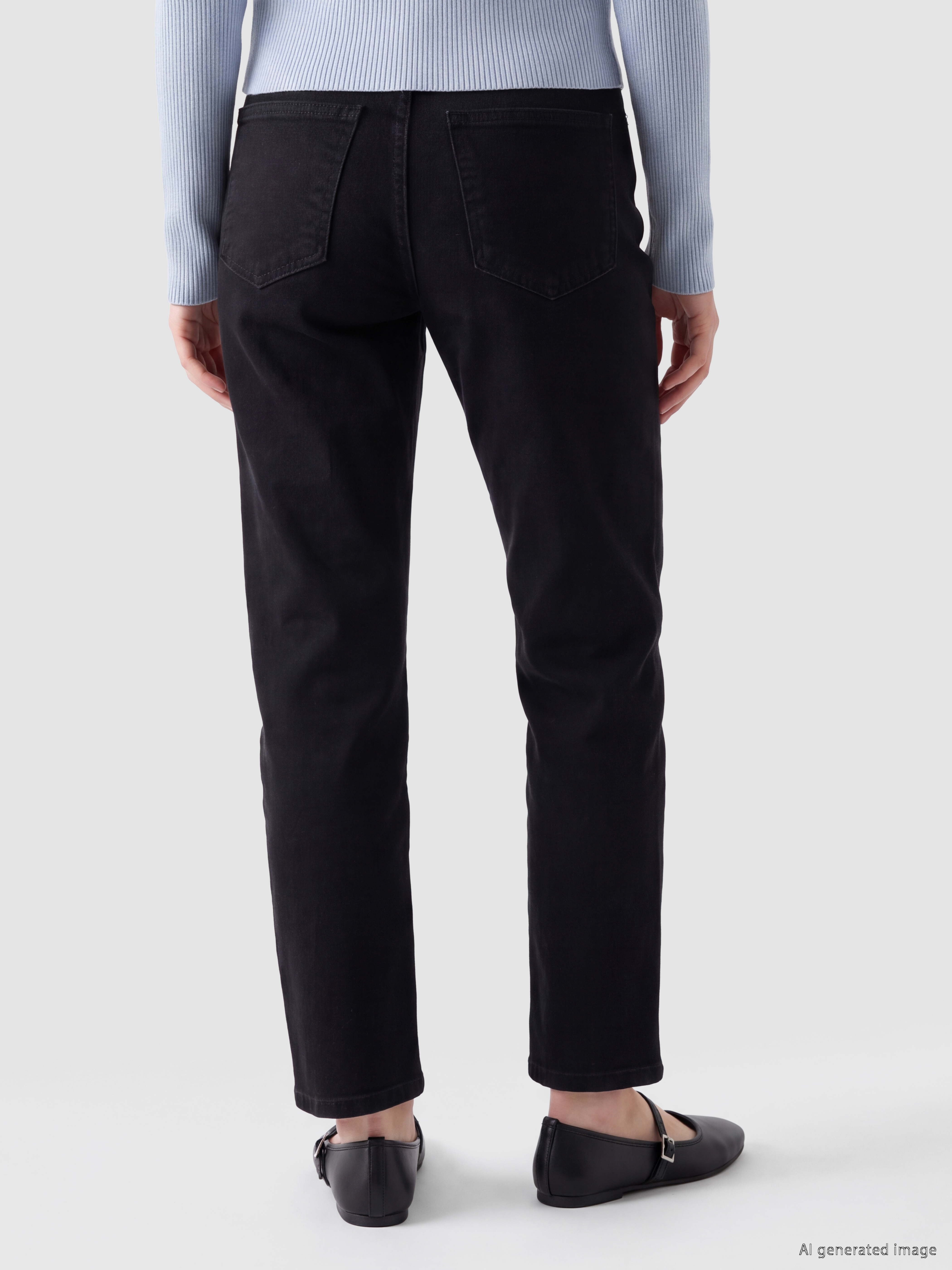 LCW Jeans Petite Mom Fit Kadın Jean Pantolon görsel 5