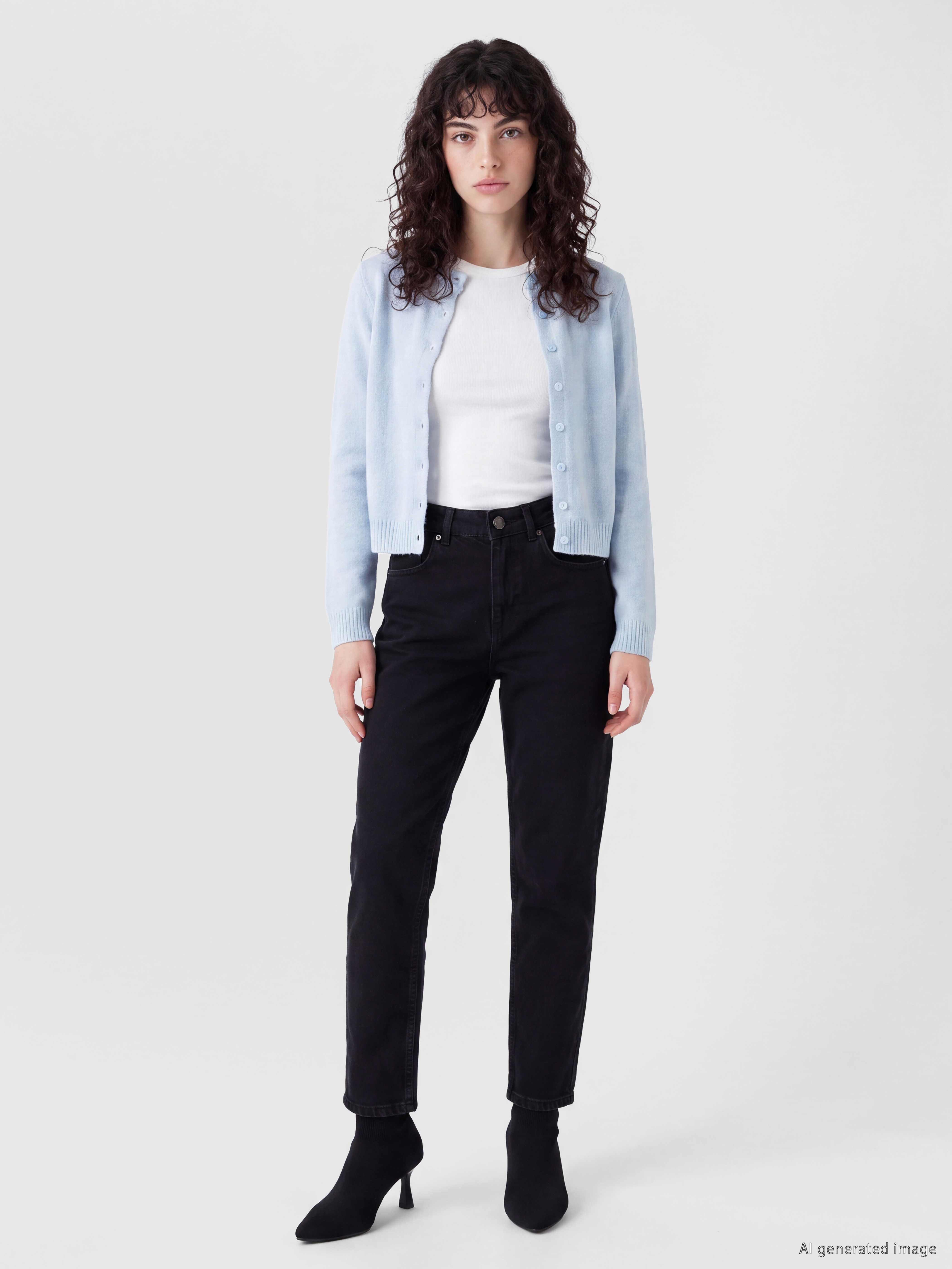LCW Jeans Petite Slim Fit Kadın Jean Pantolon görsel 2