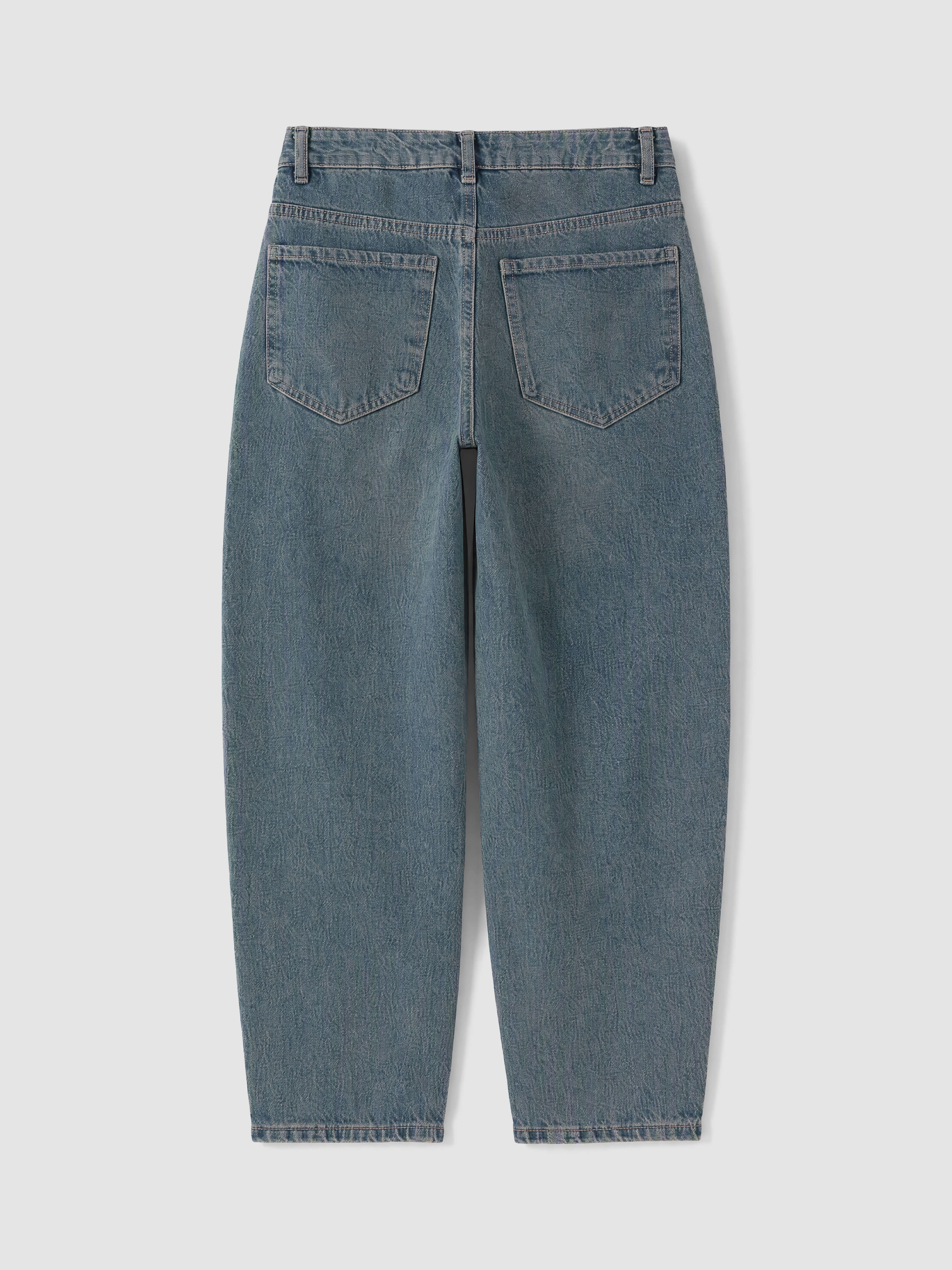 LCW Jeans Petite Barrel Fit Kadın Jean Pantolon görsel 8