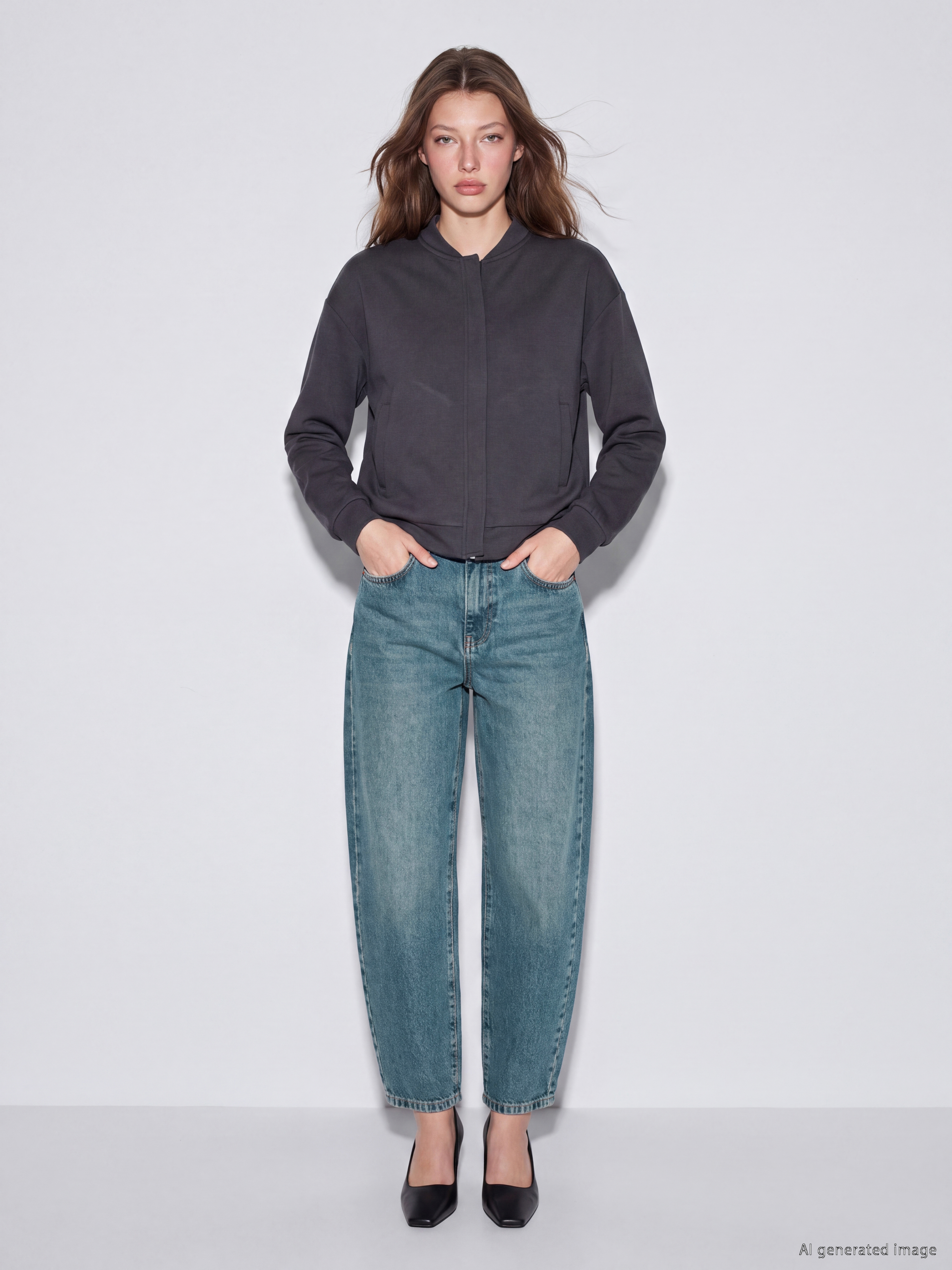 LCW Jeans Petite Barrel Fit Kadın Jean Pantolon