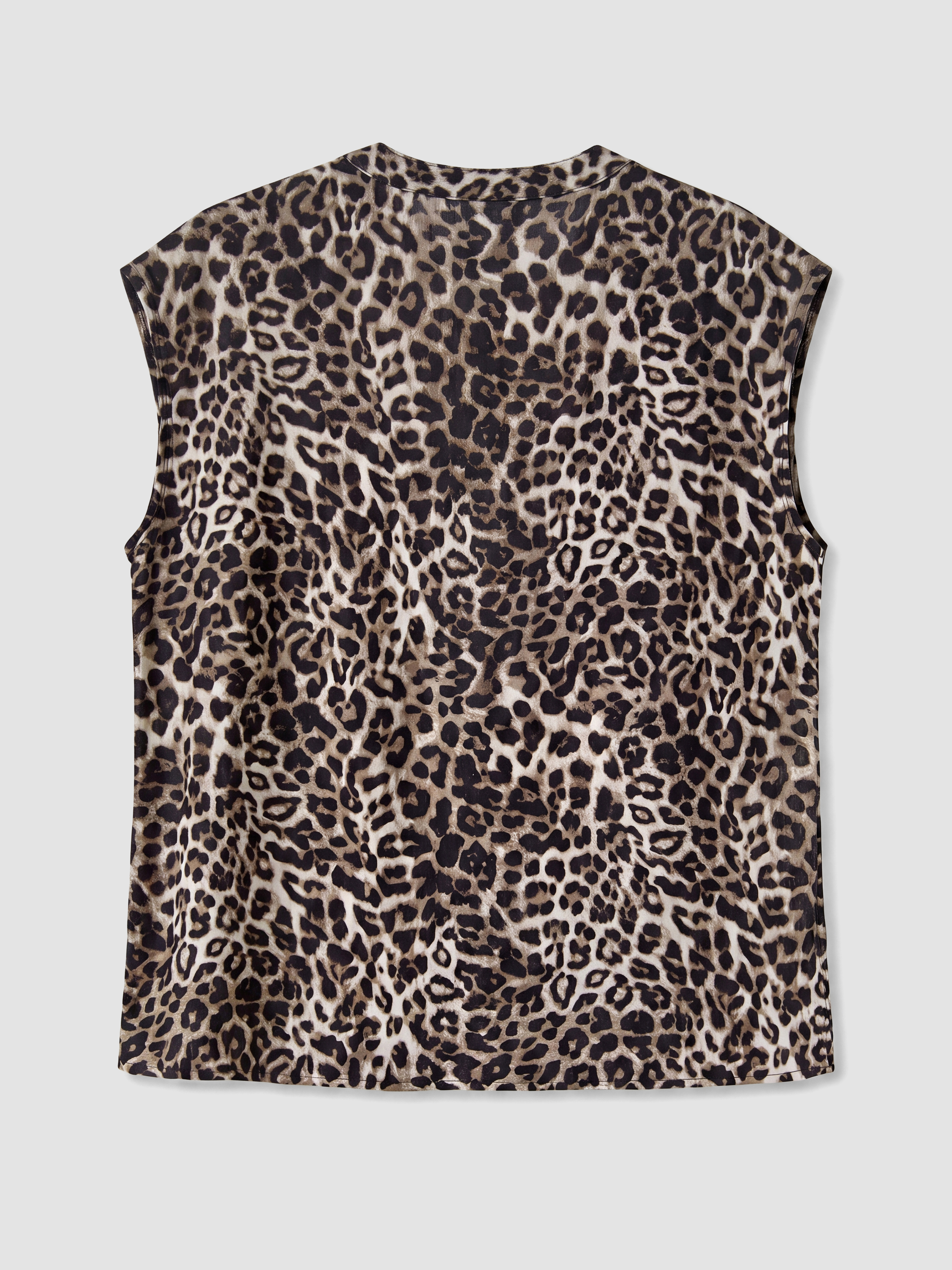 LCW EVERYDAY Kaçık Yaka Leopar Desenli Bluz görsel 7