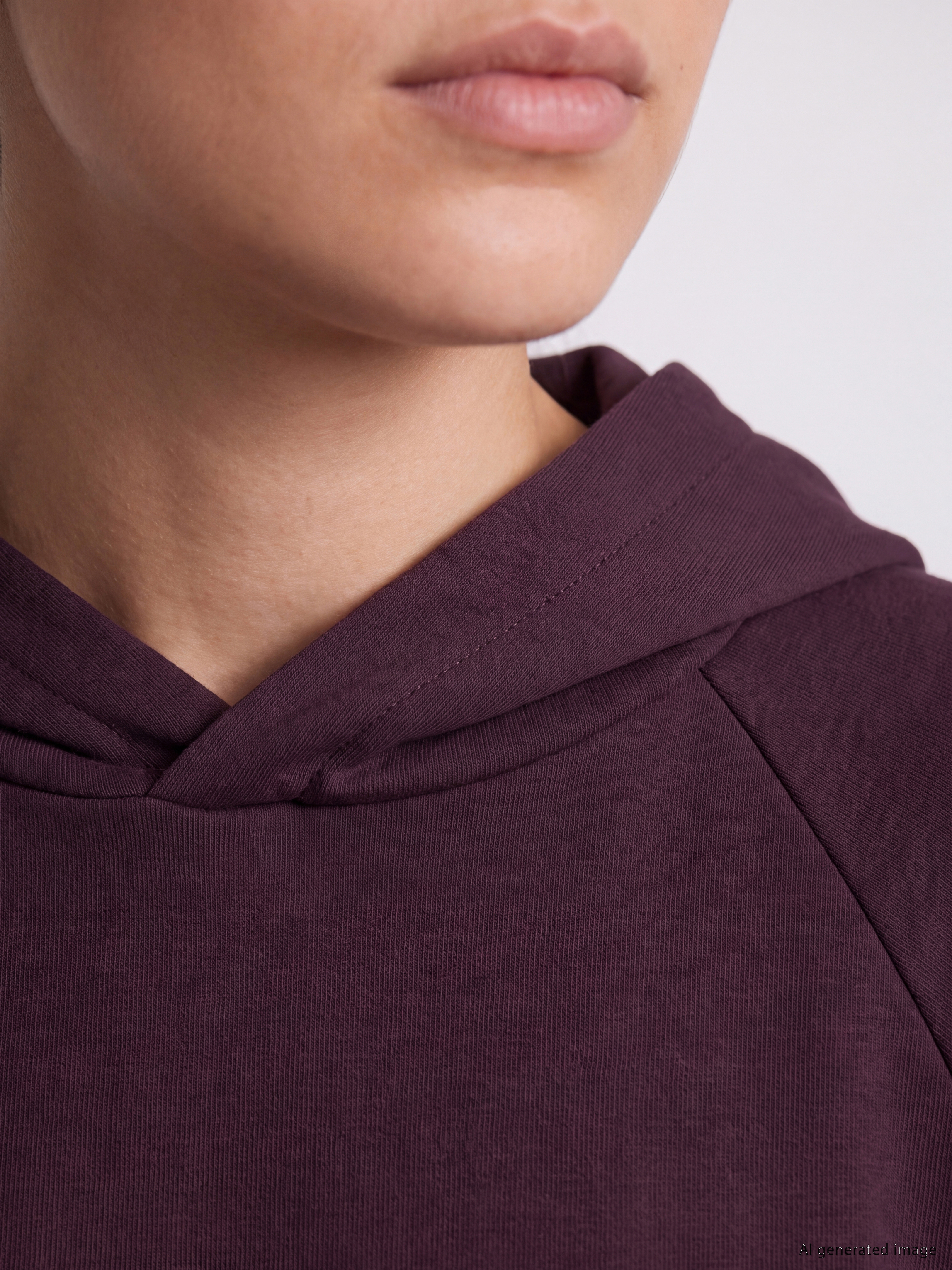 KOOR SPORT Oversize Soft Touch Kadın Hoodie görsel 3