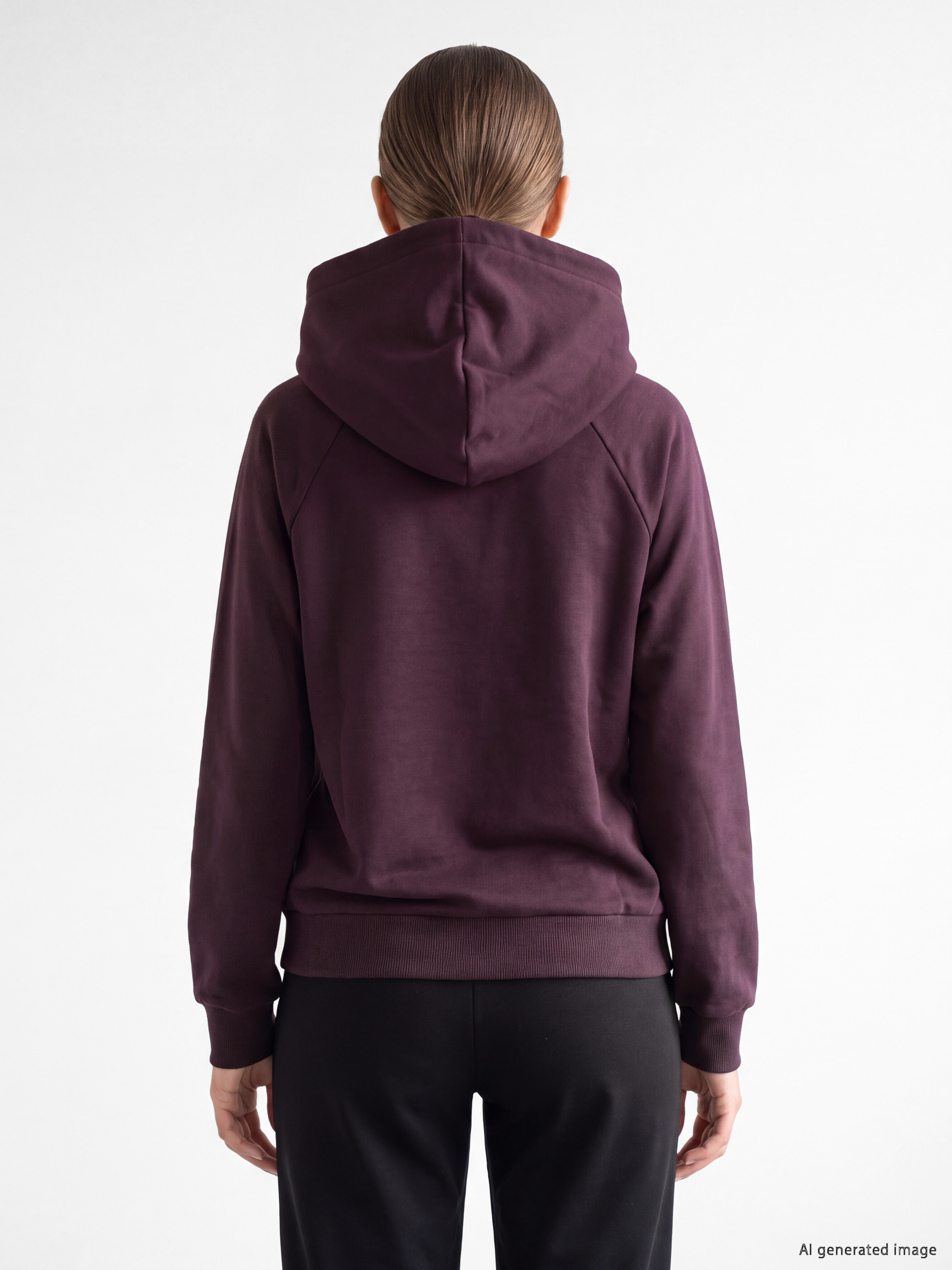 KOOR SPORT Oversize Soft Touch Kadın Hoodie görsel 4