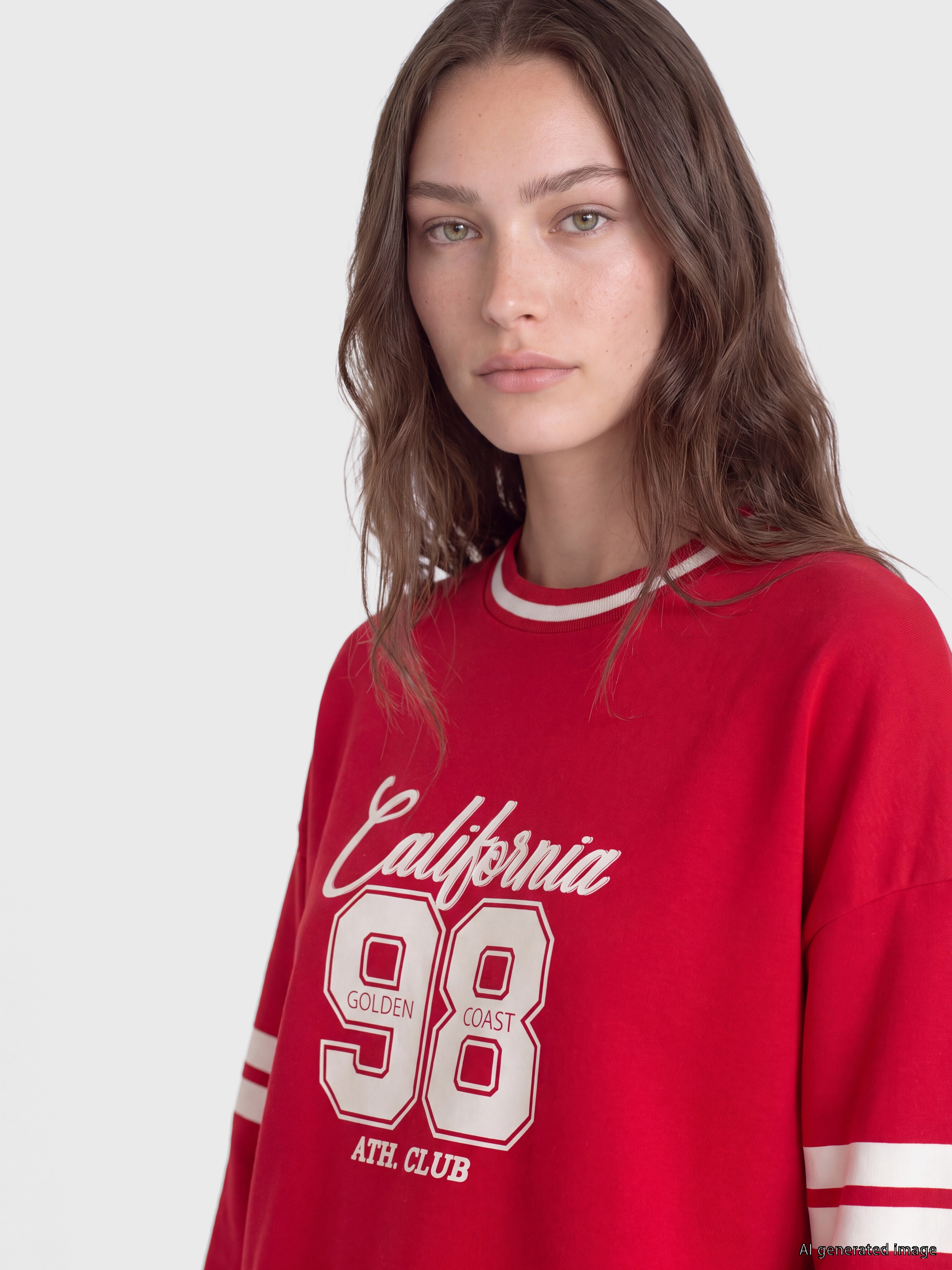 LCW Modest Baskılı Kadın Sweatshirt Tunik görsel 3