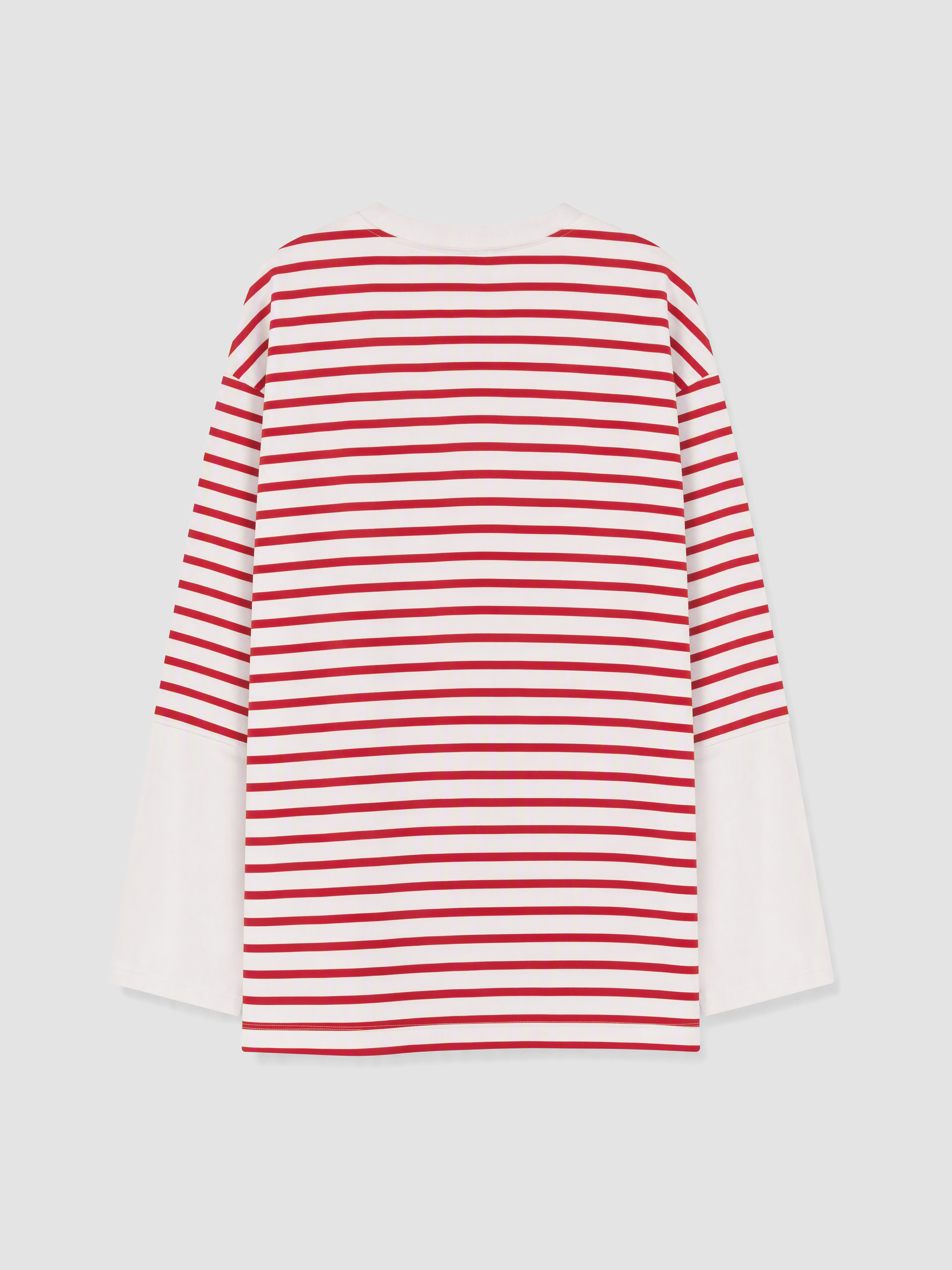 LCW Modest Bisiklet Yaka Çizgili Kadın Tunik görsel 7
