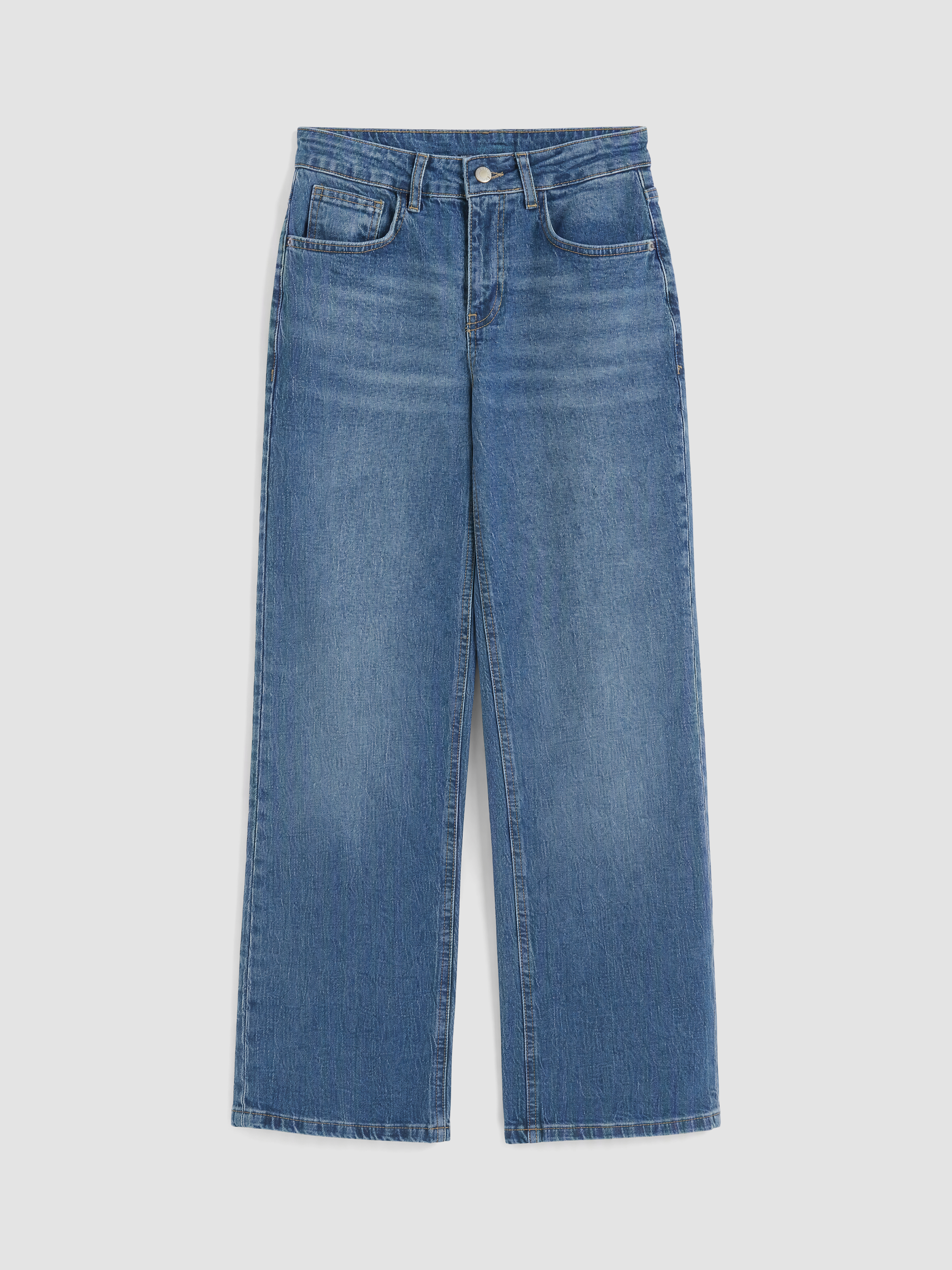 LCW Jeans Petite Straight Fit Kadın Jean Pantolon görsel 6