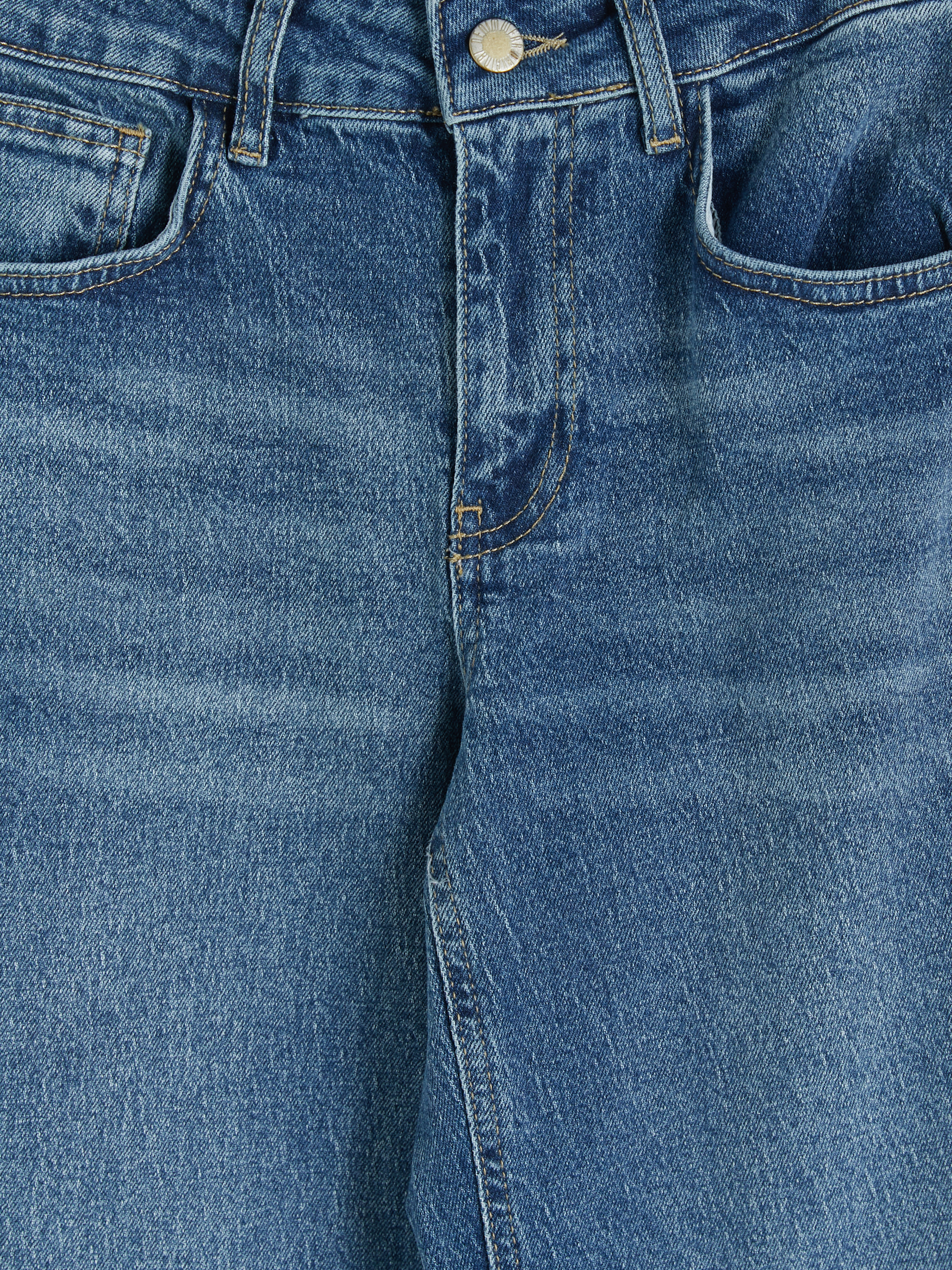 LCW Jeans Petite Straight Fit Kadın Jean Pantolon görsel 7