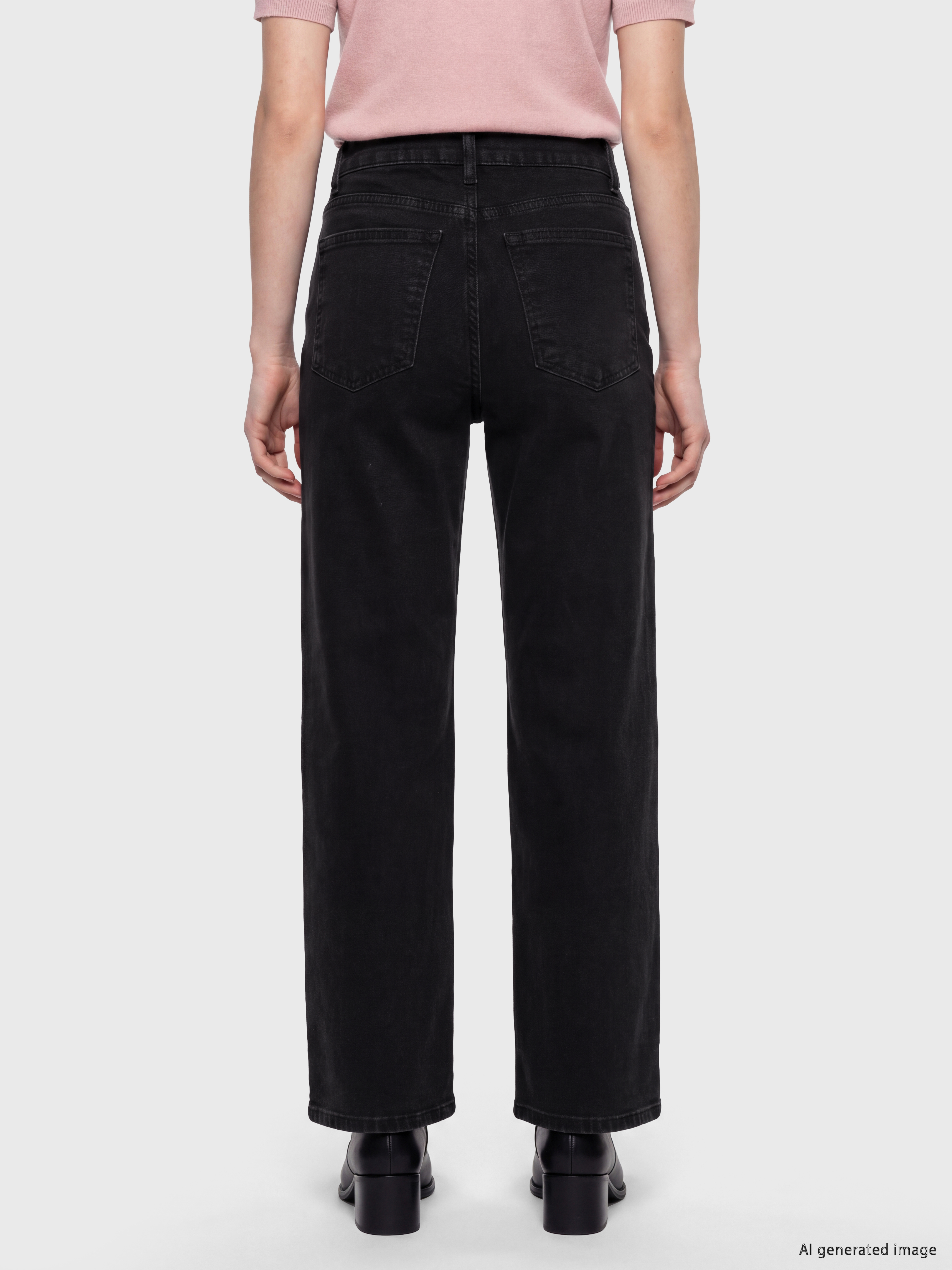 LCW Jeans Petite Straight Fit Kadın Jean Pantolon görsel 5