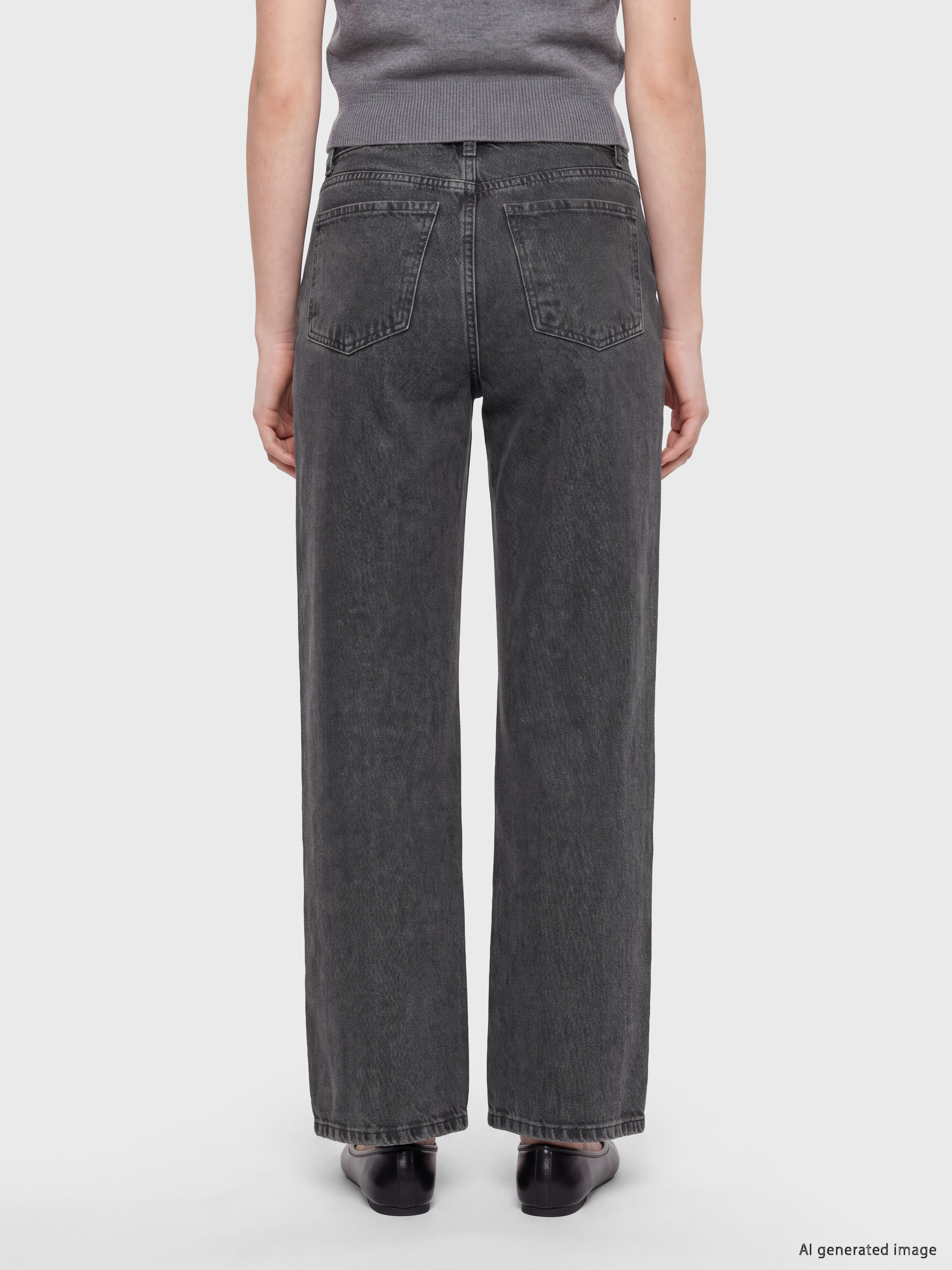 LCW Jeans Straight Fit Kadın Jean Pantolon görsel 5