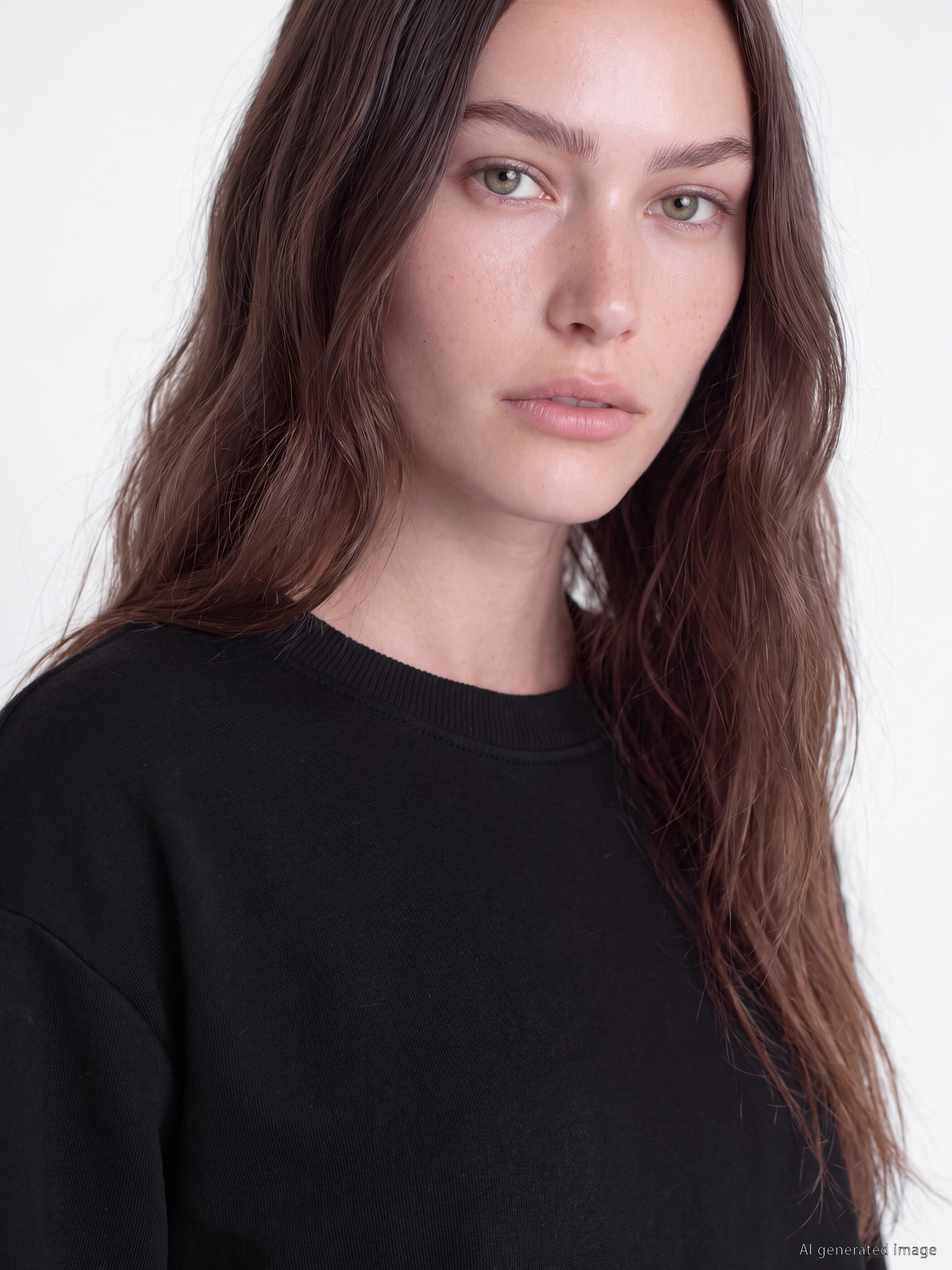 LCW Modest Soft Touch Kadın Sweatshirt Tunik görsel 3