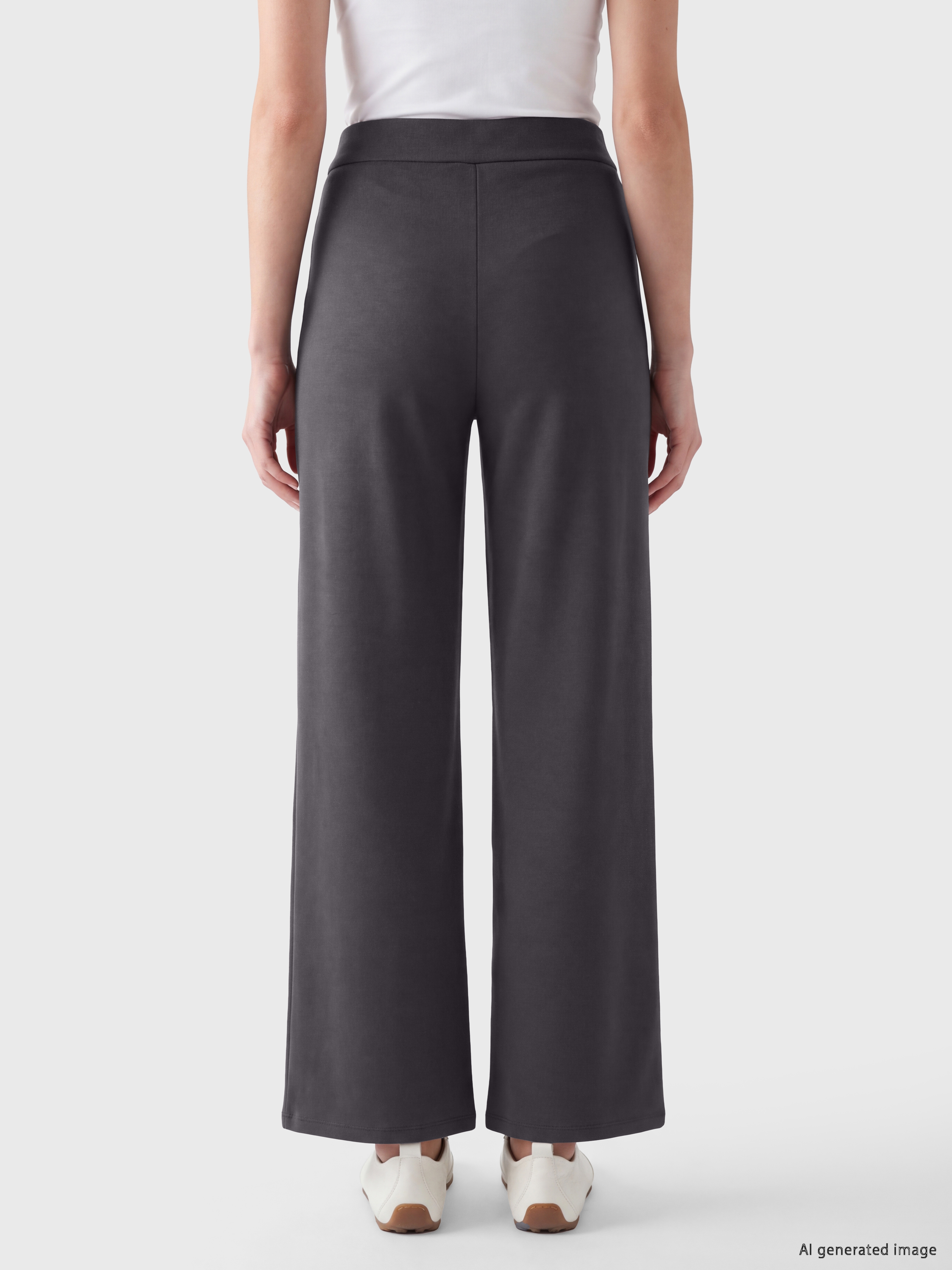 LCW Modest Zımba Detaylı Soft Touch Kadın Eşofman Altı görsel 4