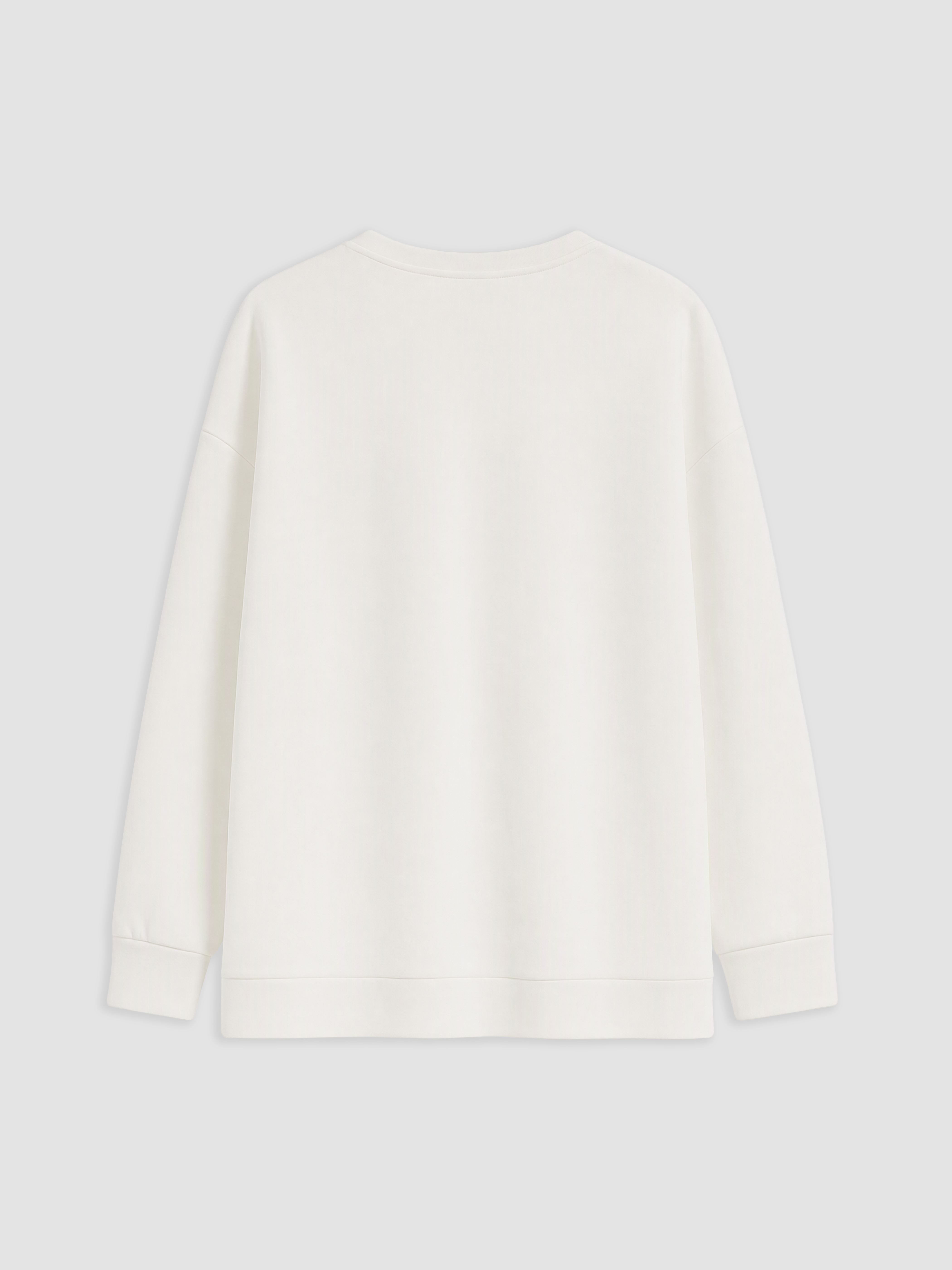 LCW Modest Nakışlı Soft Touch Kadın Sweatshirt Tunik görsel 2