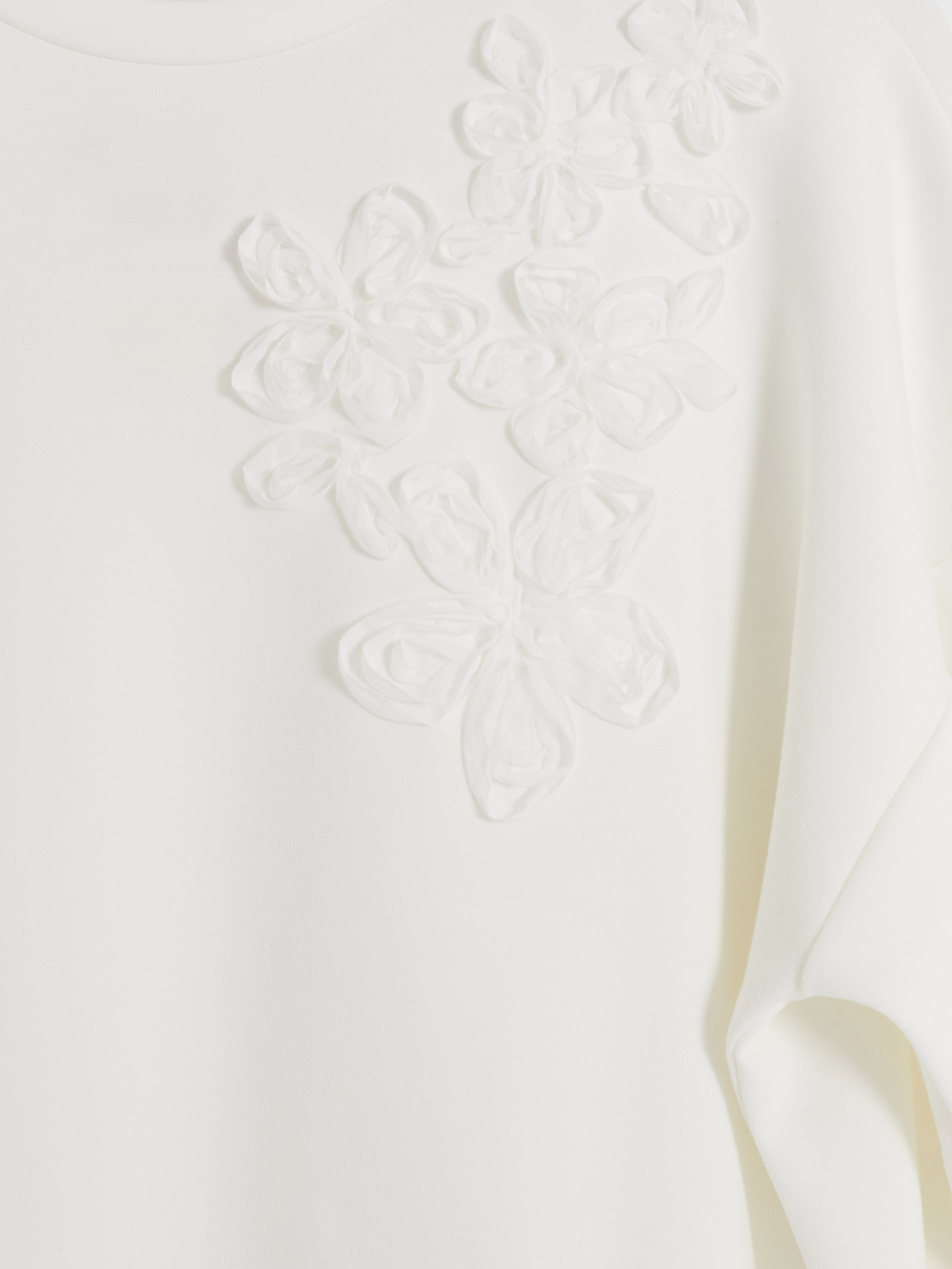 LCW Modest Nakışlı Soft Touch Kadın Sweatshirt Tunik görsel 3