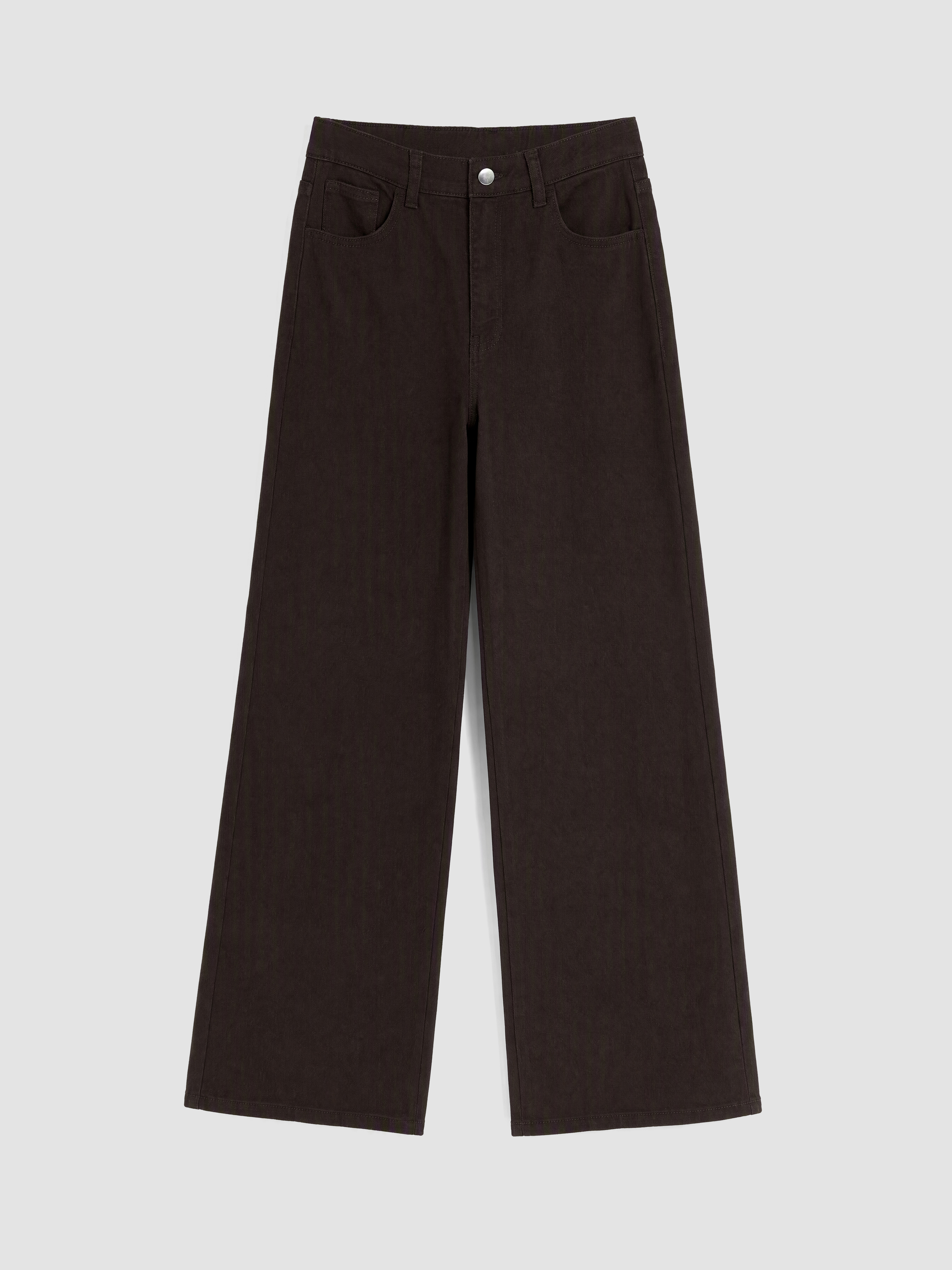 LCW Comfort Yüksek Bel Geniş Paça Kadın Pantolon görsel 5