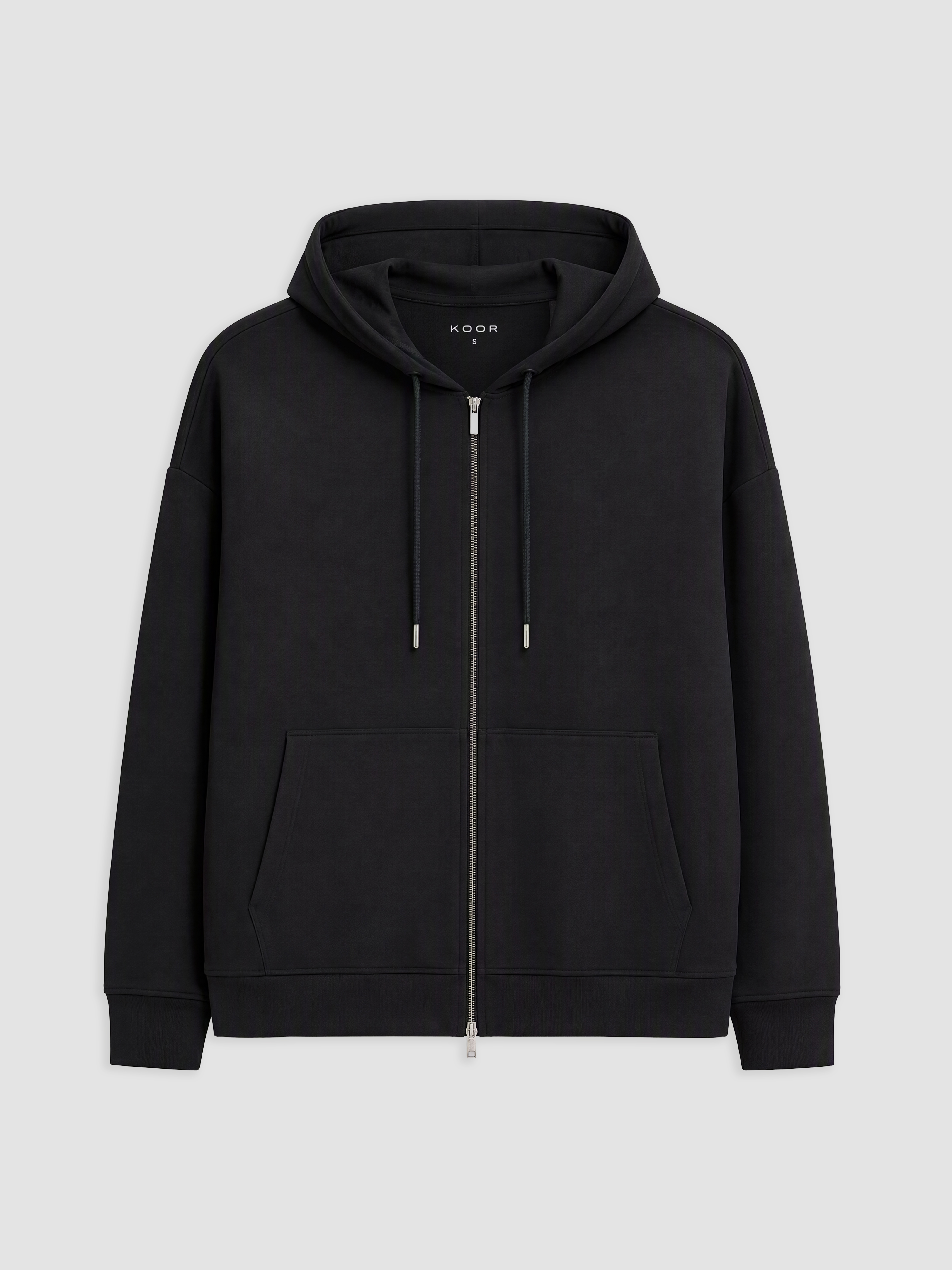 KOOR SPORT Soft Touch Oversize Kadın Fermuarlı Sweatshirt