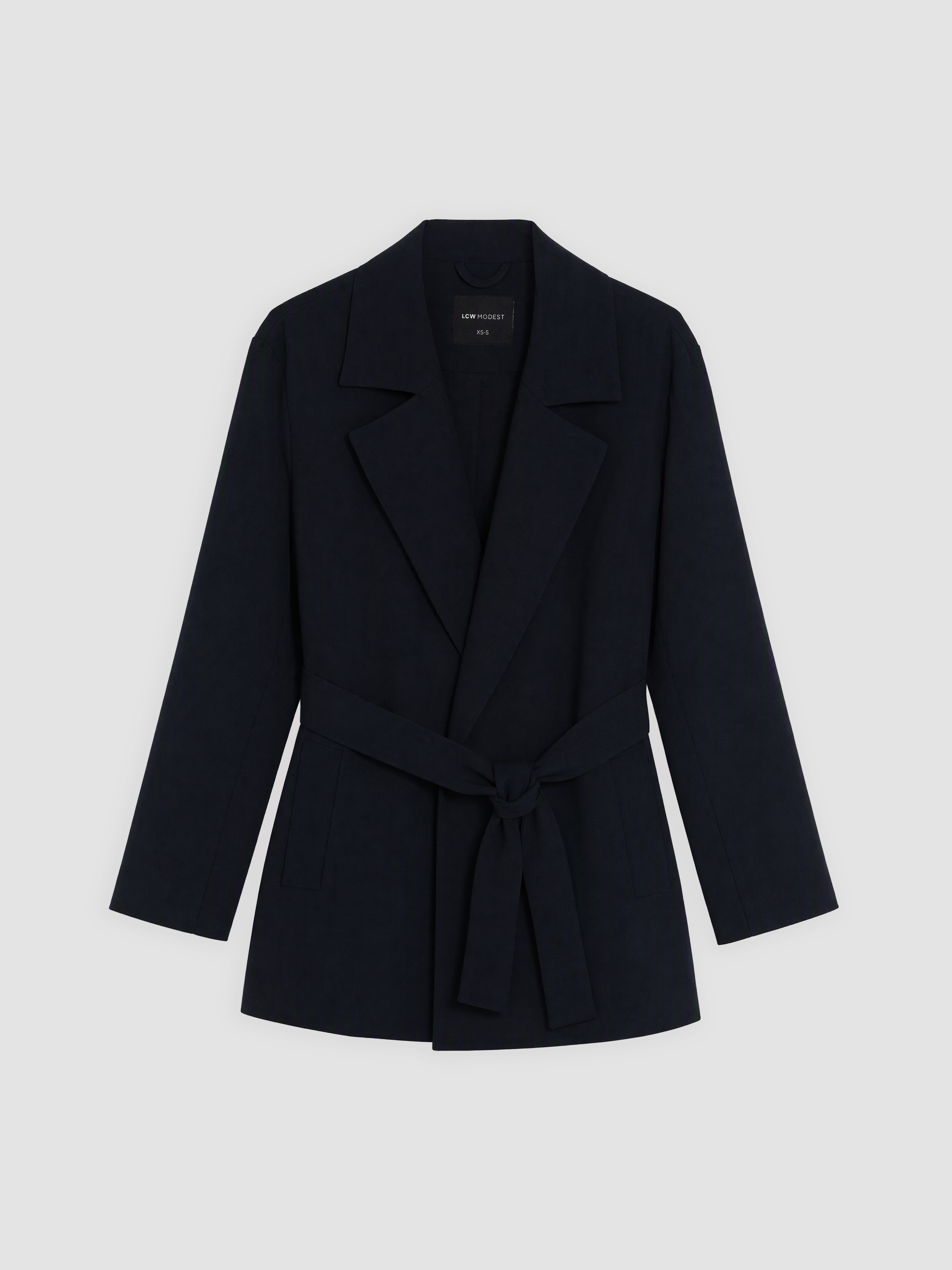 LCW Modest Kuşaklı Kadın Blazer Ceket görsel 5