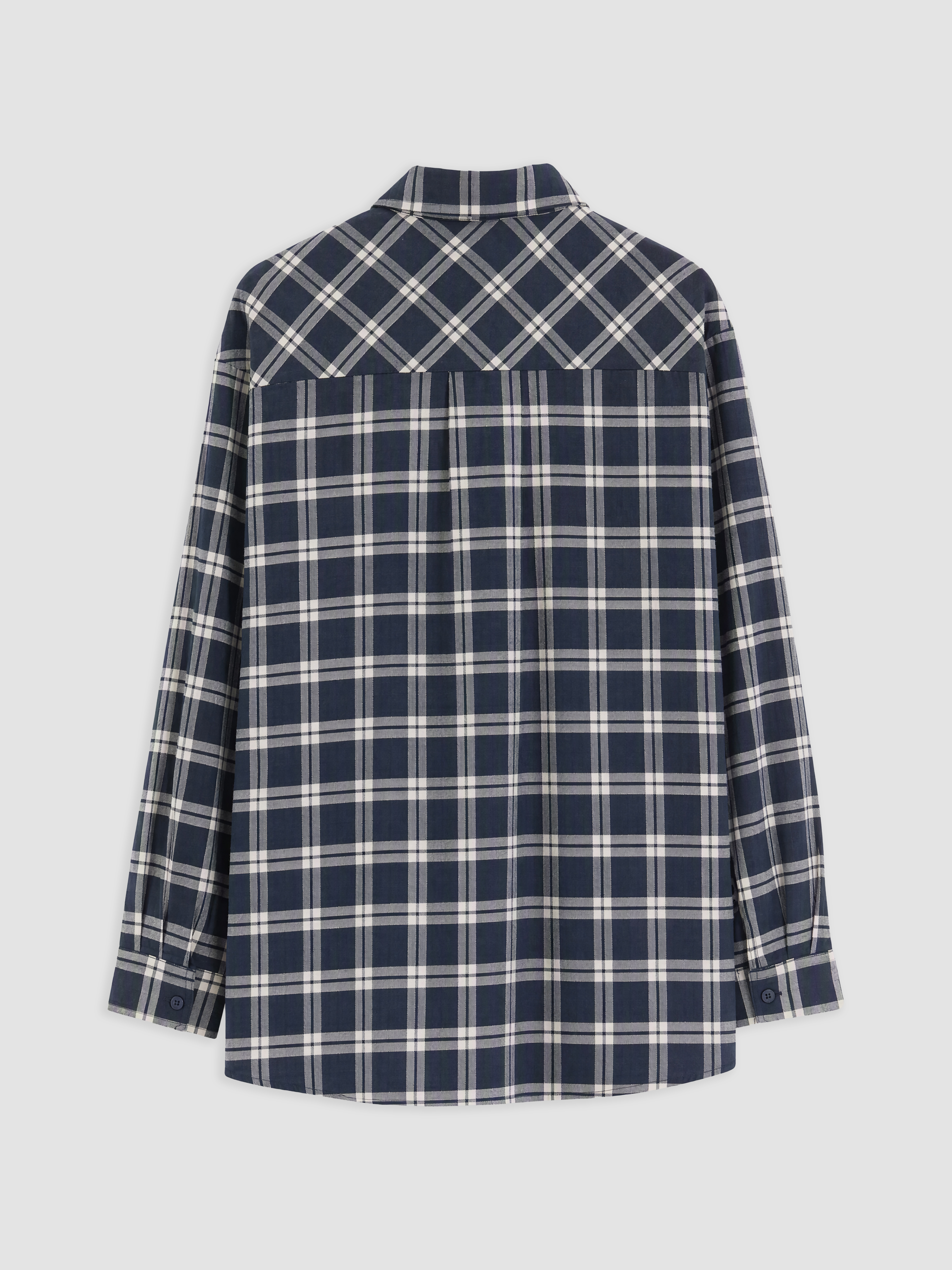 LCW Modest Ekose Oversize Kadın Oduncu Gömlek Tunik görsel 2
