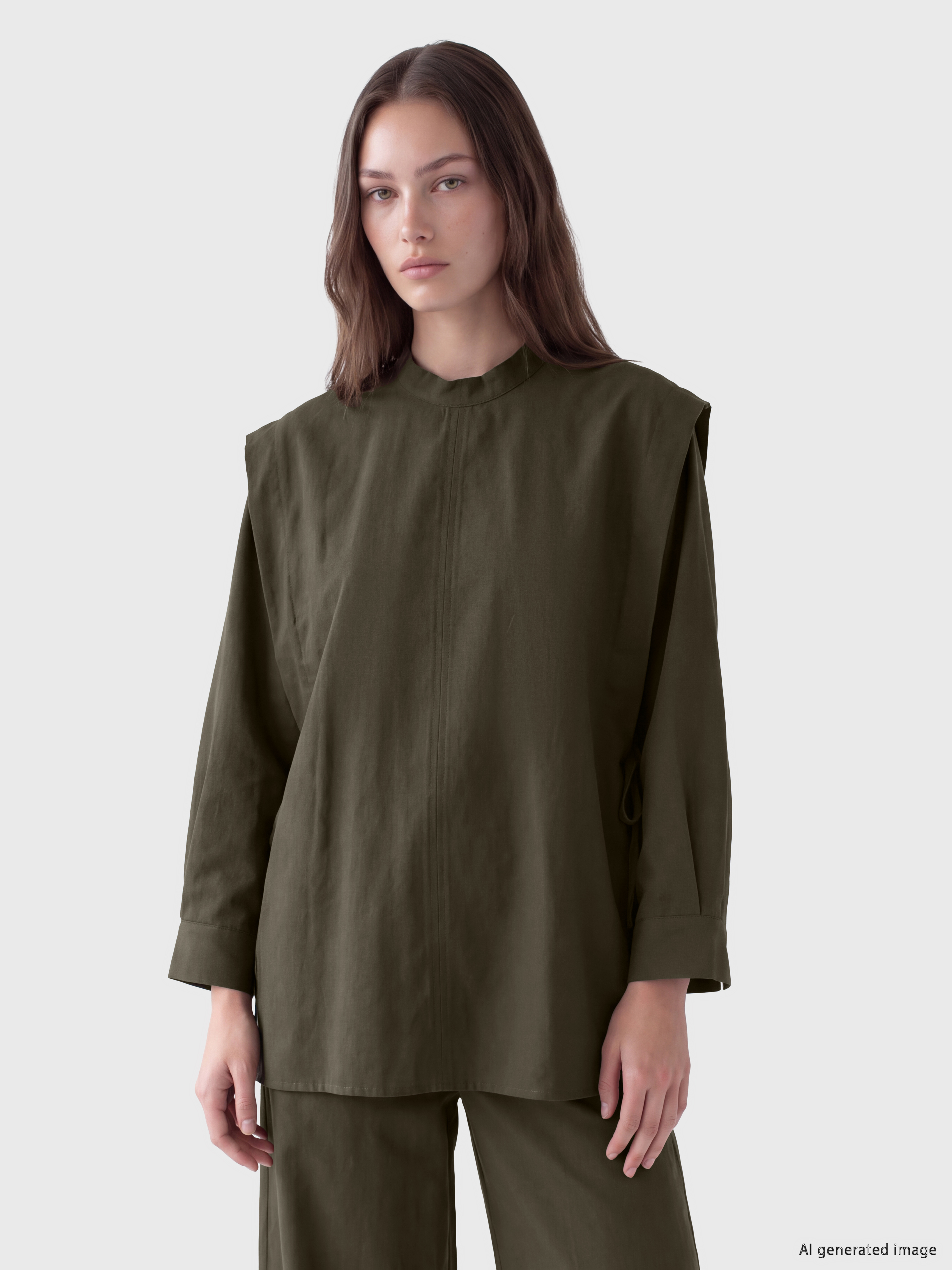 LCW Modest Dik Yaka Kadın Tunik