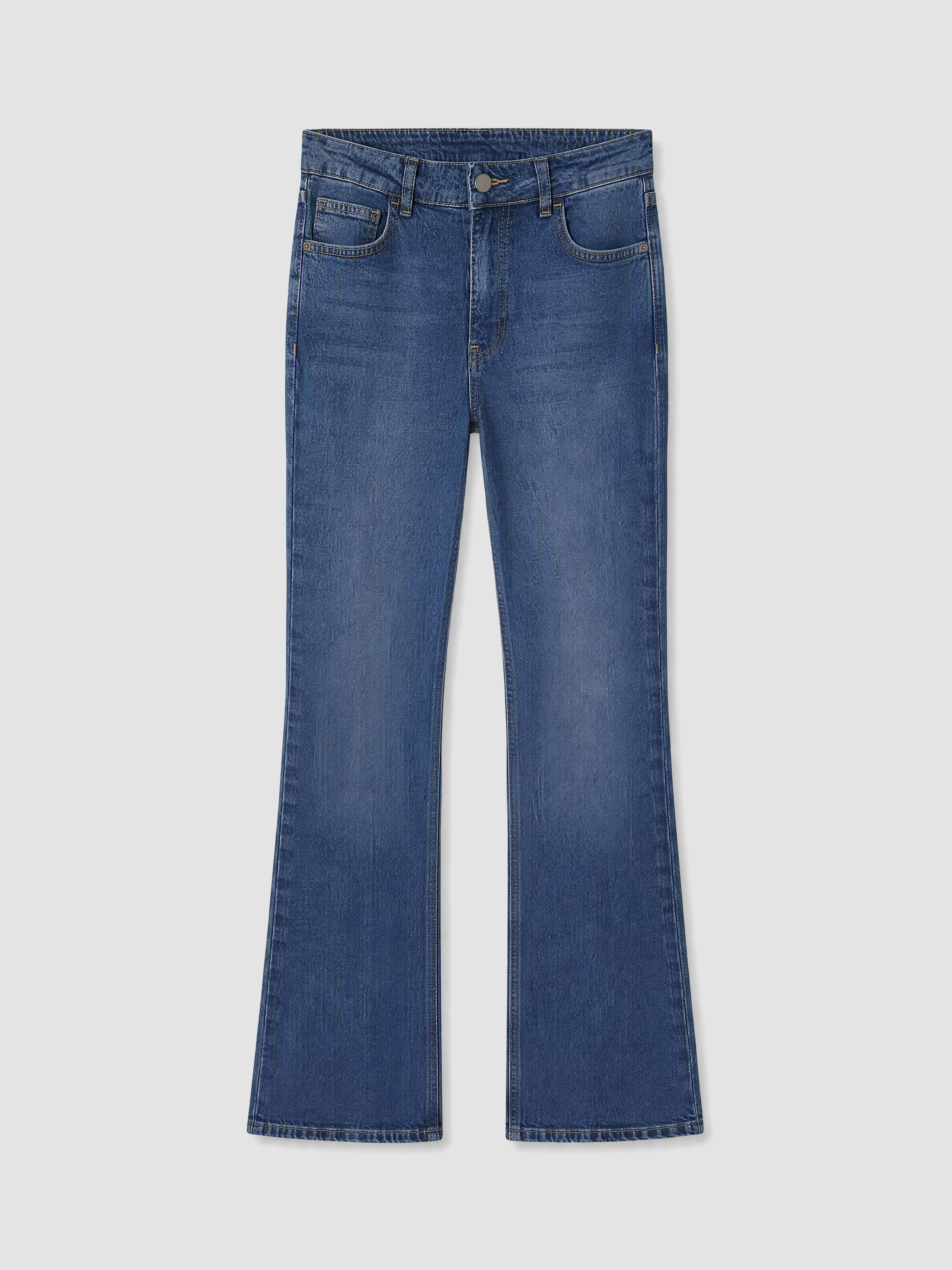 LCW Modest Yüksek Bel Flare Kadın Jean Pantolon