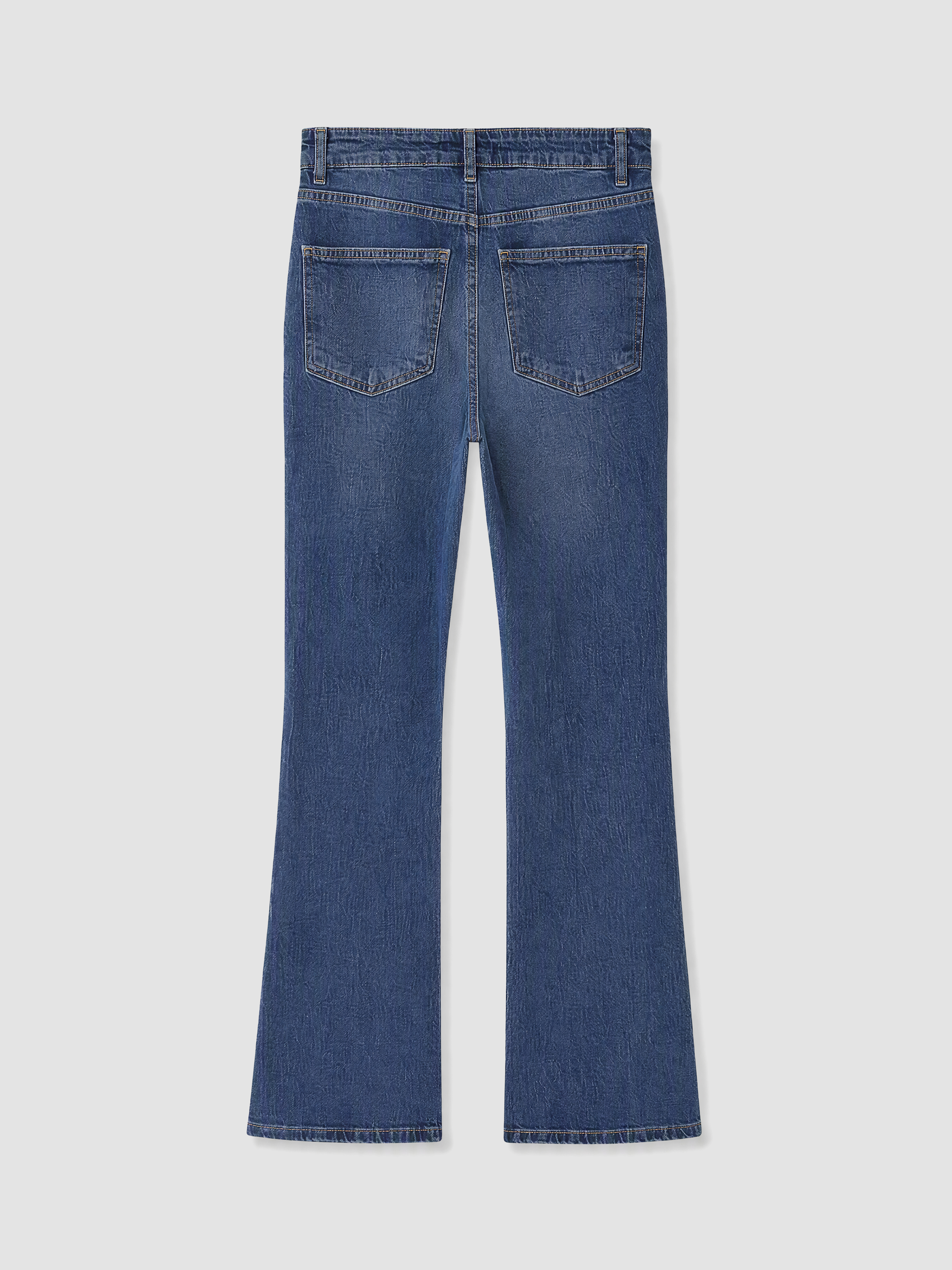 LCW Modest Yüksek Bel Flare Kadın Jean Pantolon görsel 3