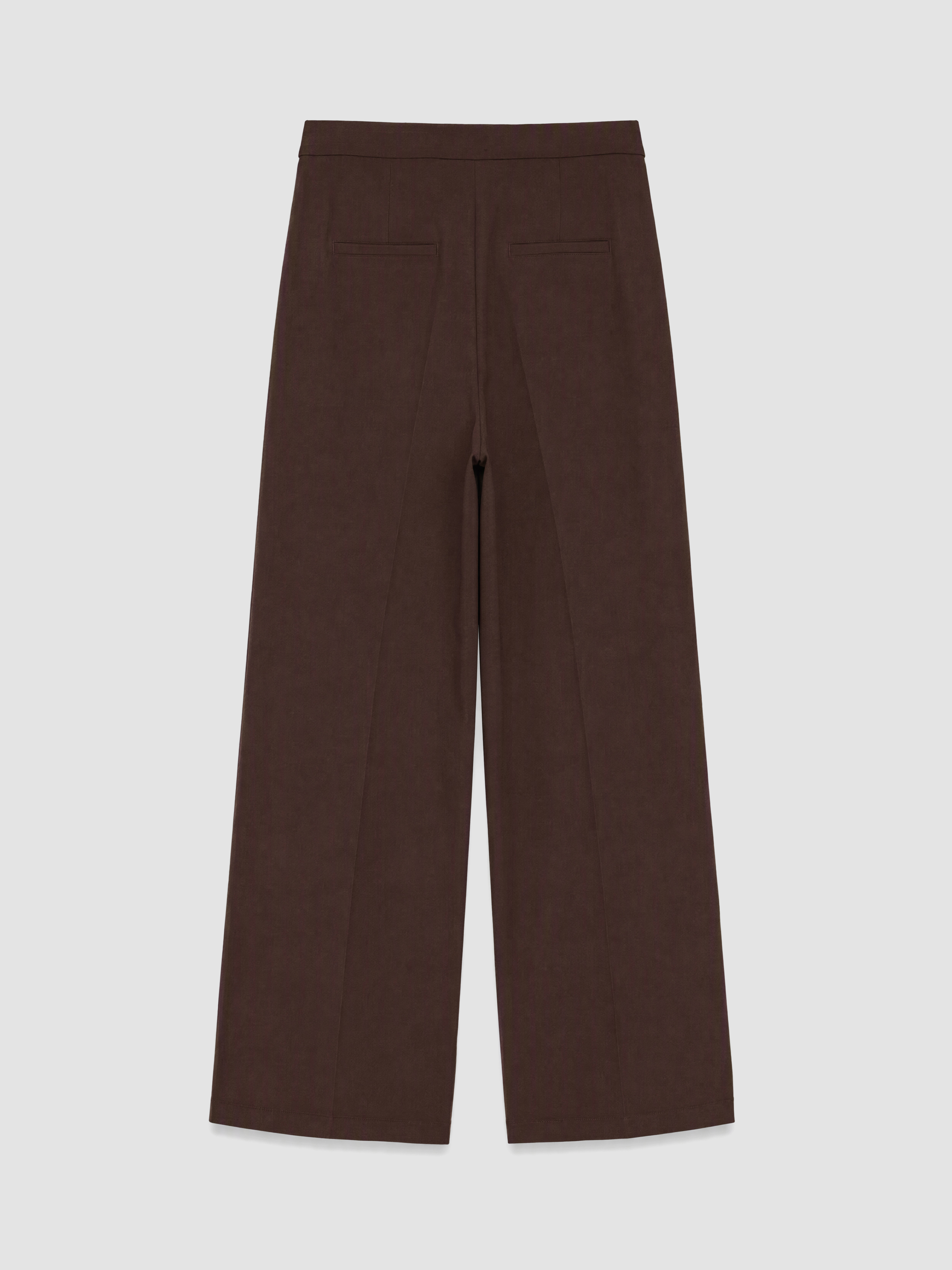 LCWAIKIKI Classic Beli Bağcıklı Pileli Kadın Kumaş Pantolon görsel 7