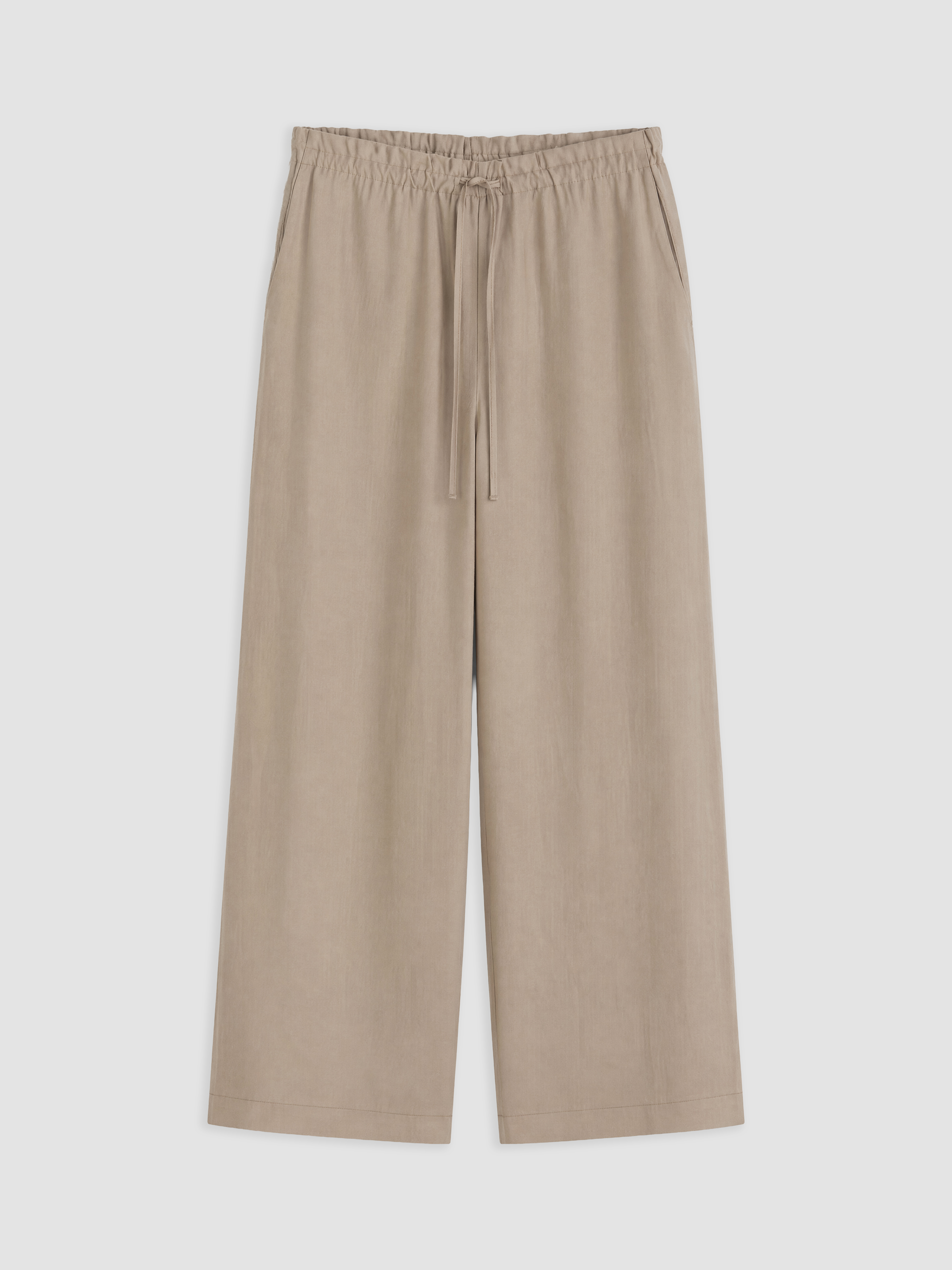 LCWAIKIKI Classic Beli Lastikli Geniş Paça Kadın Pantolon görsel 5